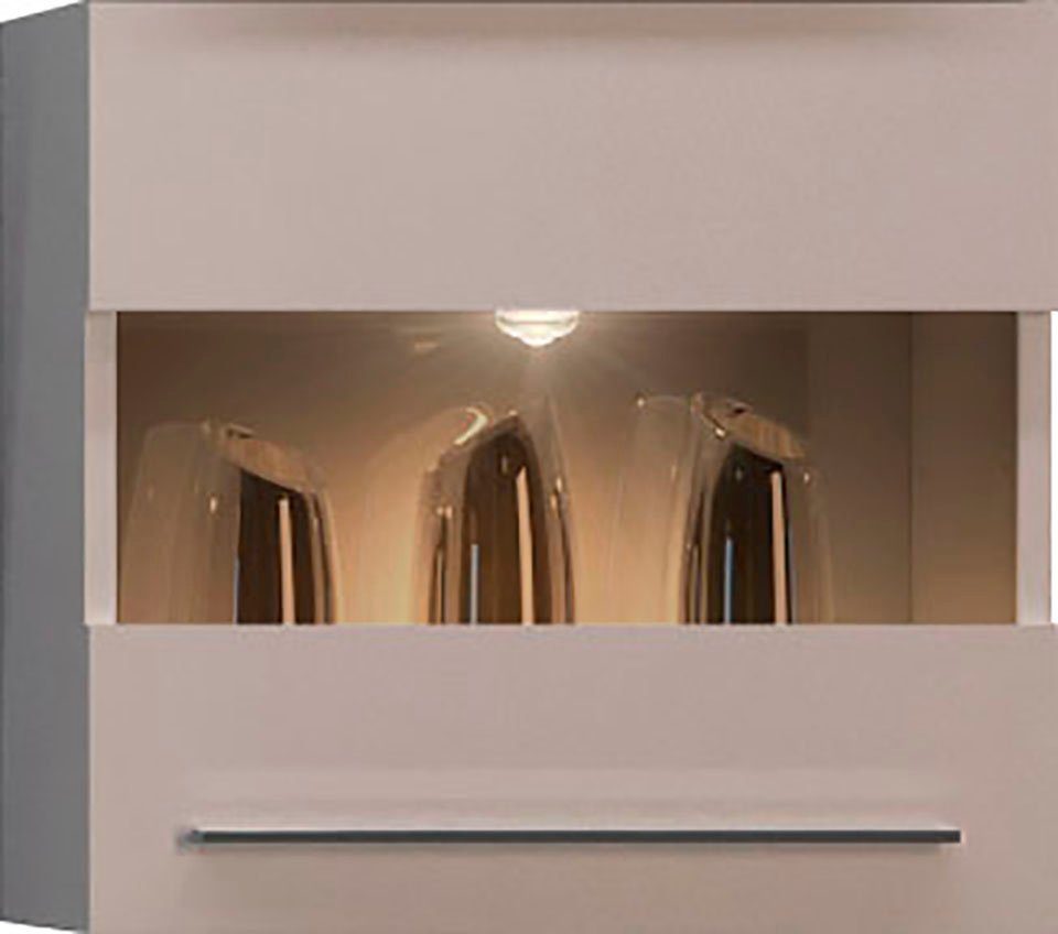 Places of Style Hangende vitrinekast Piano met en zonder glaselement, uv gelakt, soft-close, b/h:59,7/57,4 cm