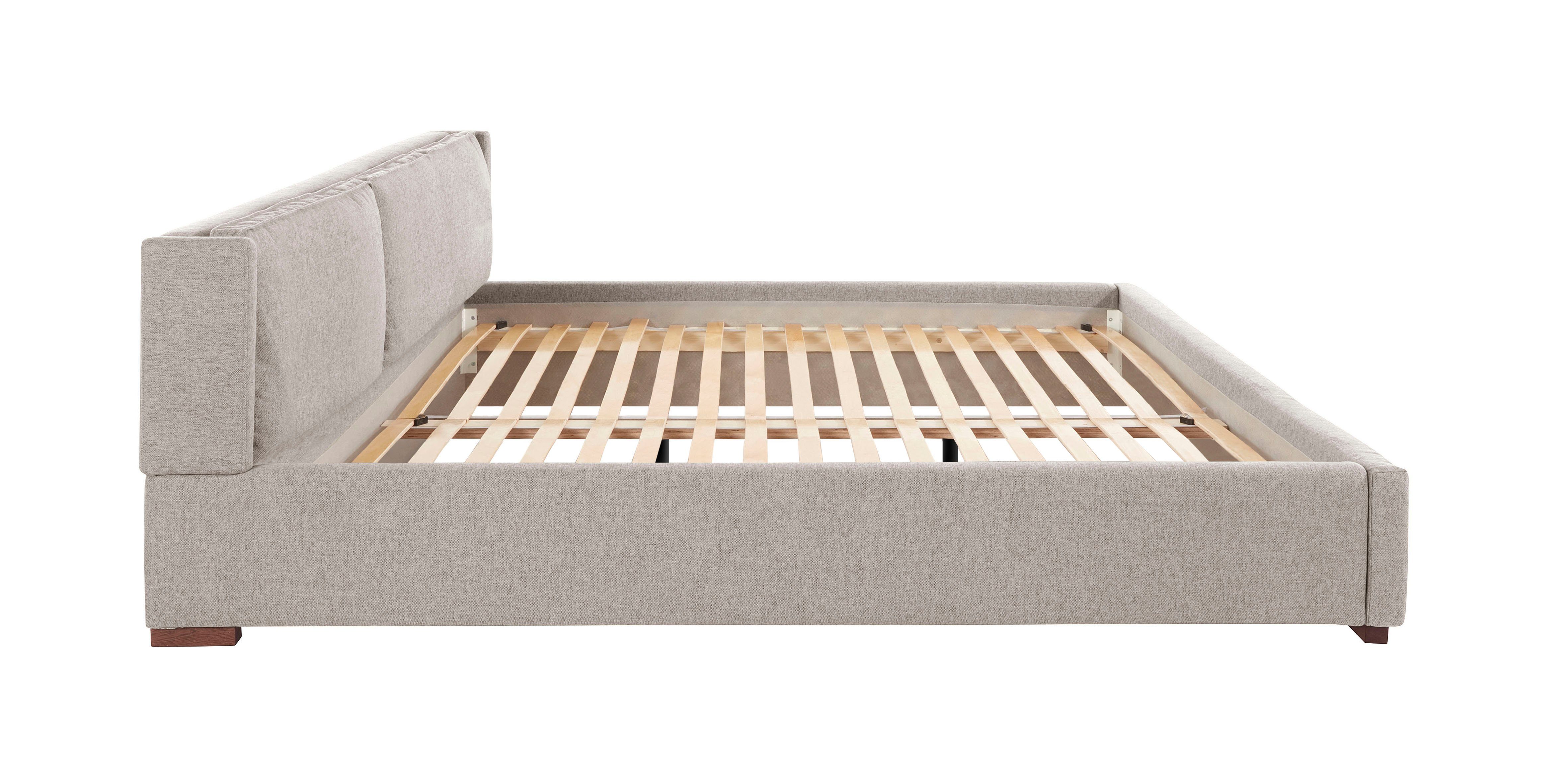 Home affaire Gestoffeerd bed Annera, kussenvulling met veren Inclusief lattenbodem, ligoppervlak 140 of 180 cm kiesbaar