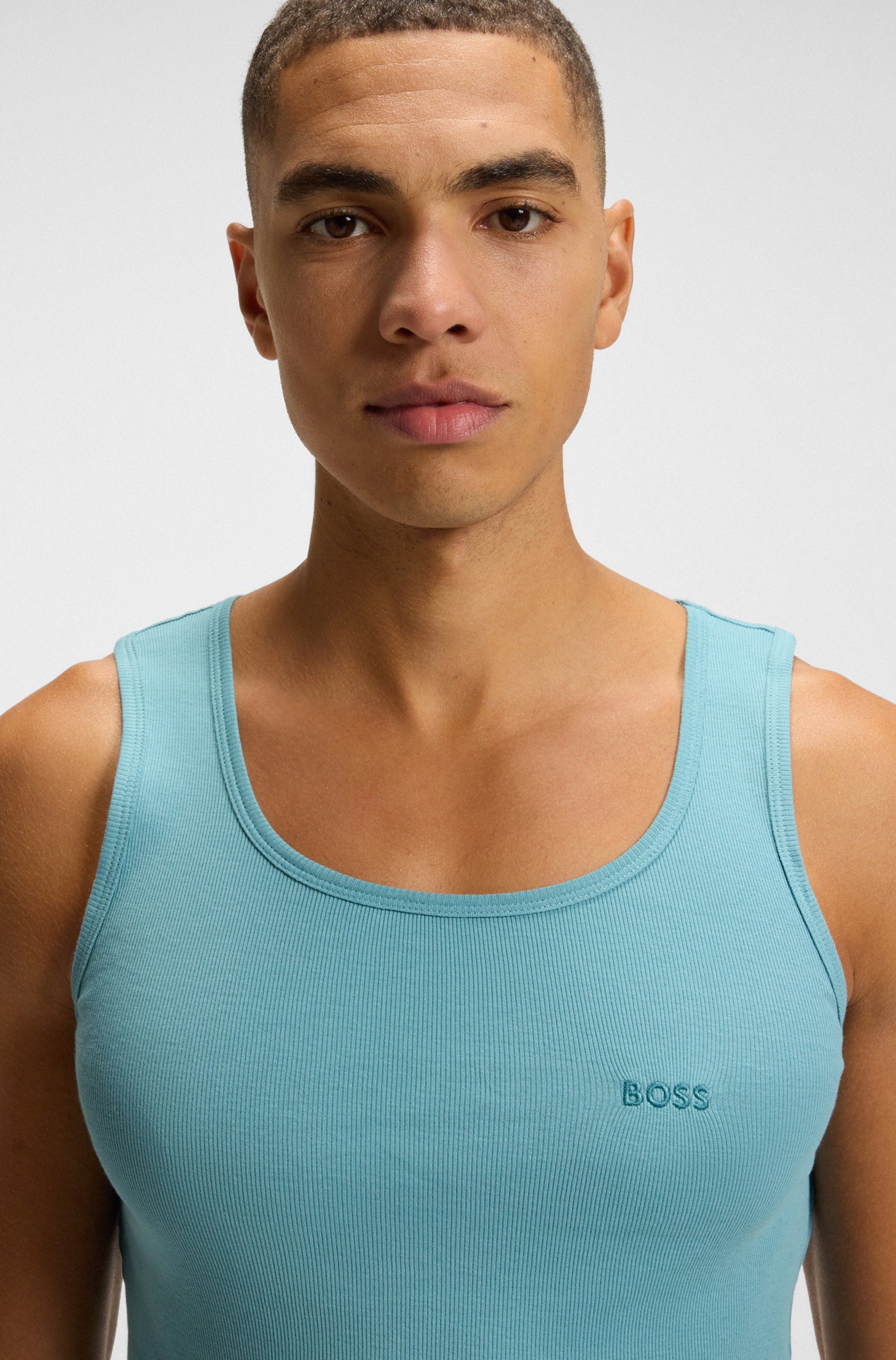 BOSS Tanktop 3P RibClassic BOSS ONE x David Beckham