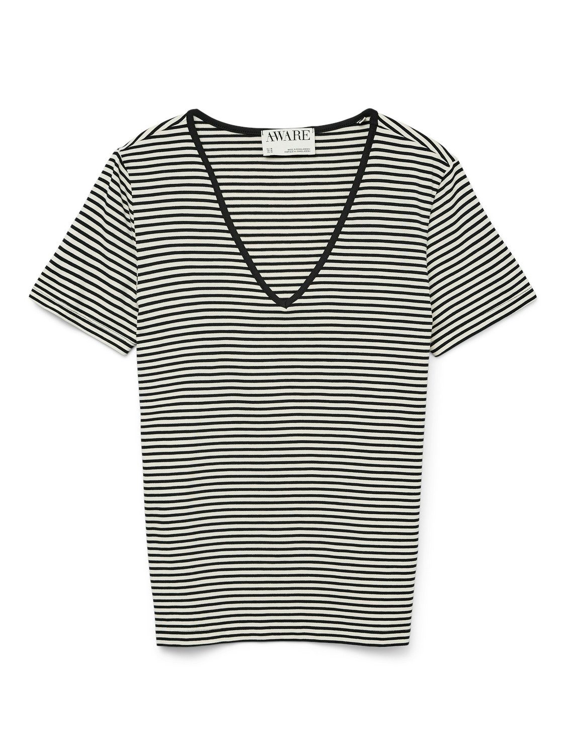 Vero Moda Shirt met V-hals VMPEPPER SS V-NECK T-SHIRT VMA NOOS