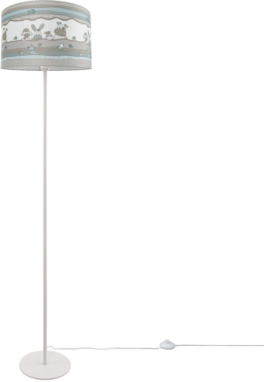 Paco Home Staande lamp Cosmo 210 Kinderlamp LED kinderkamer, dieren-motief, speels, vloerlamp E27