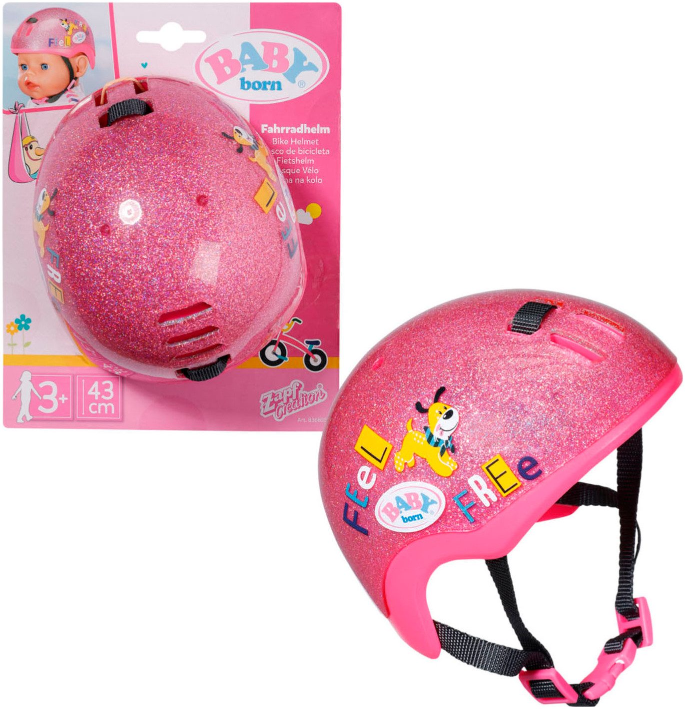 Baby Born Helm voor poppen Fietshelm