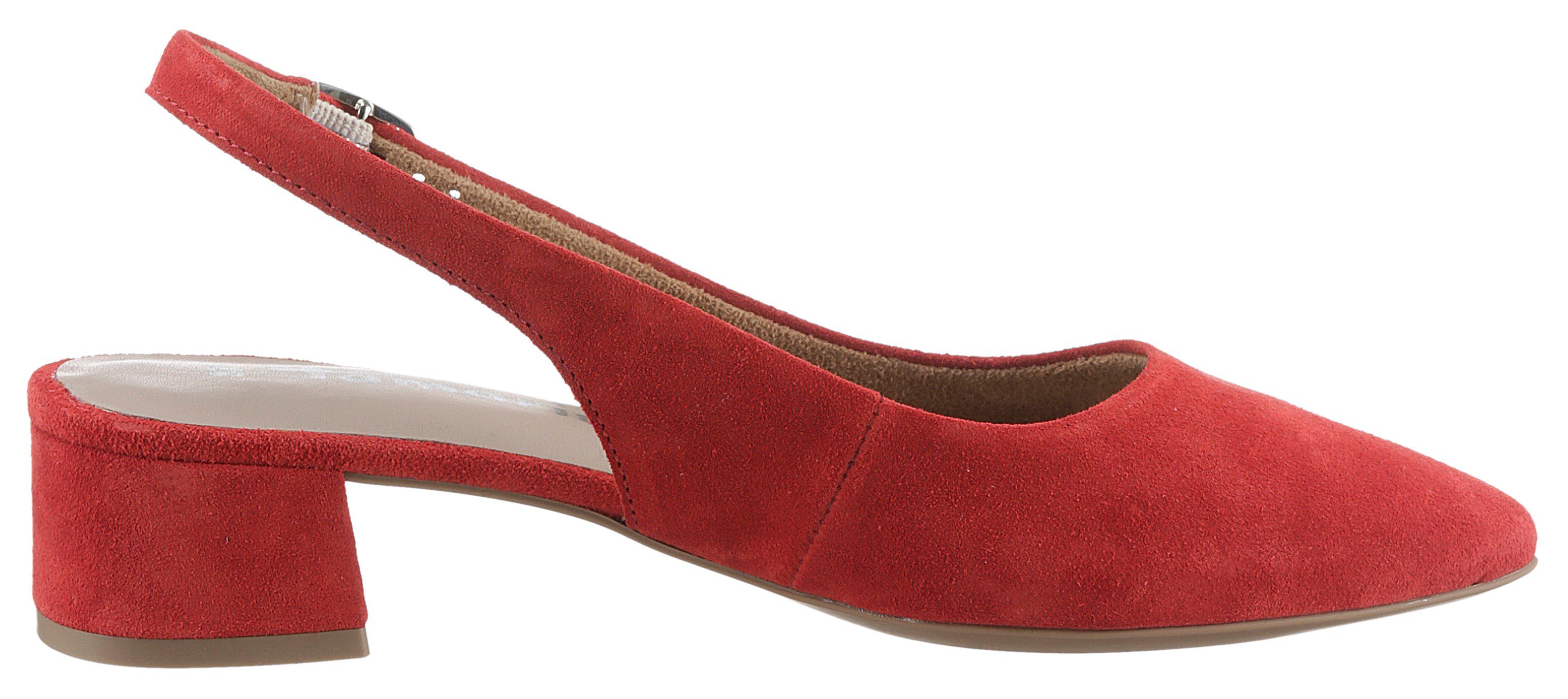 Tamaris Slingback pumps , blokhak, avondschoen, zomerschoen met verstelbare riem