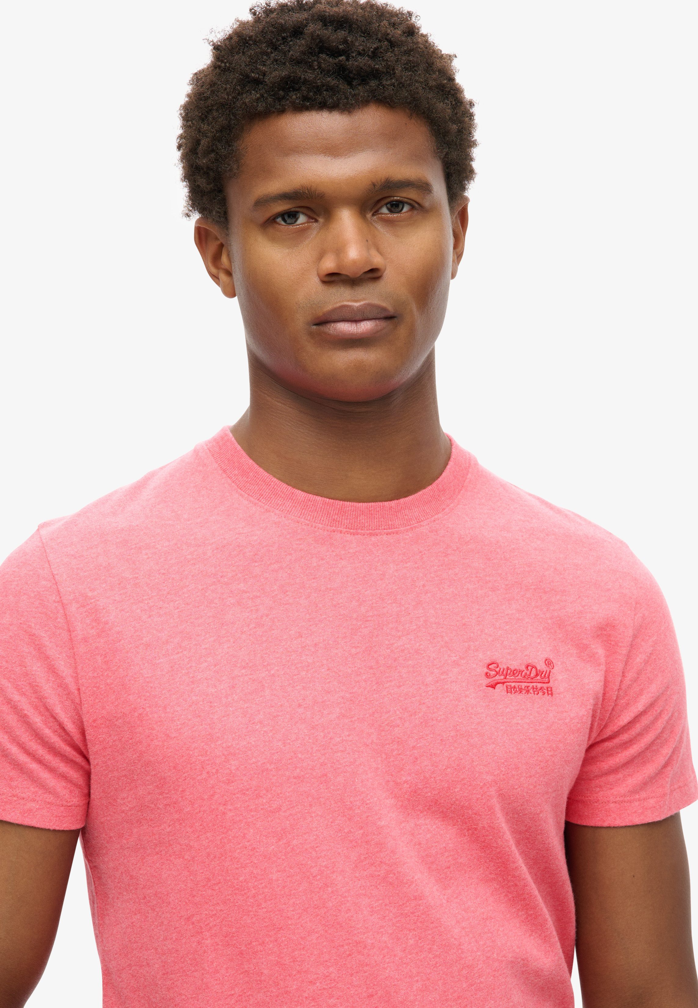 Superdry Shirt met ronde hals ESSENTIAL LOGO EMB TEE
