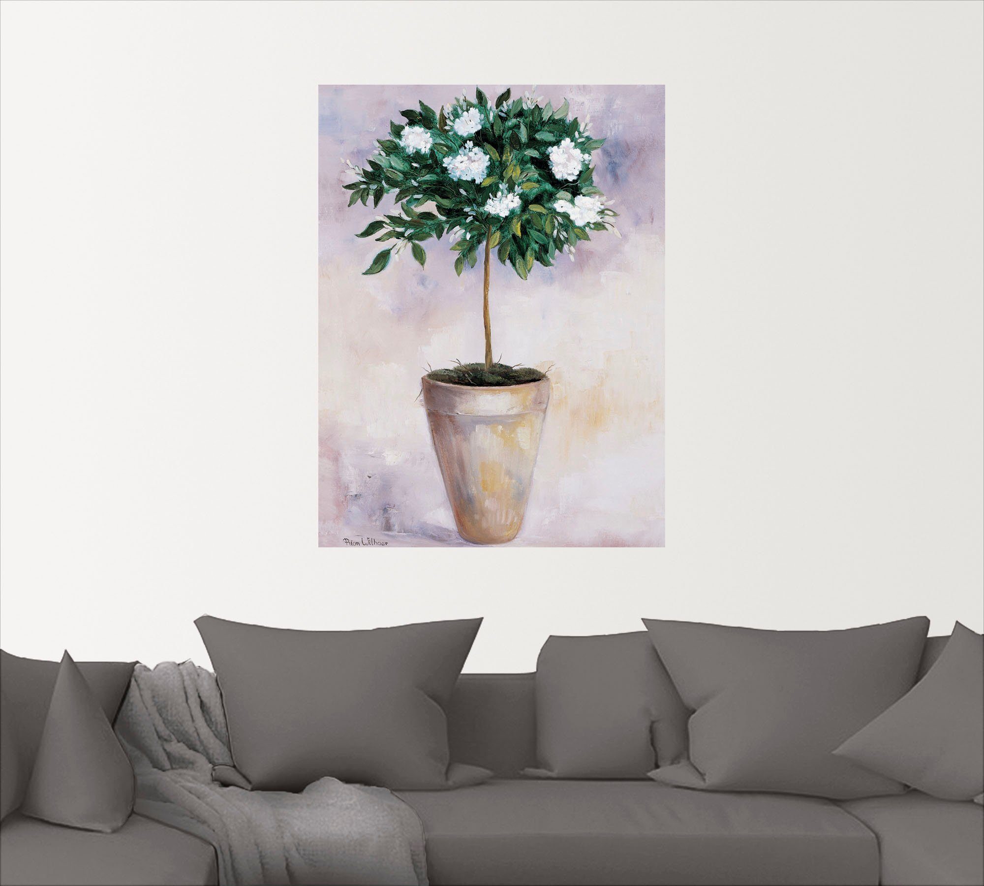 Artland Artprint Winter jasmijn als poster, muursticker in verschillende maten