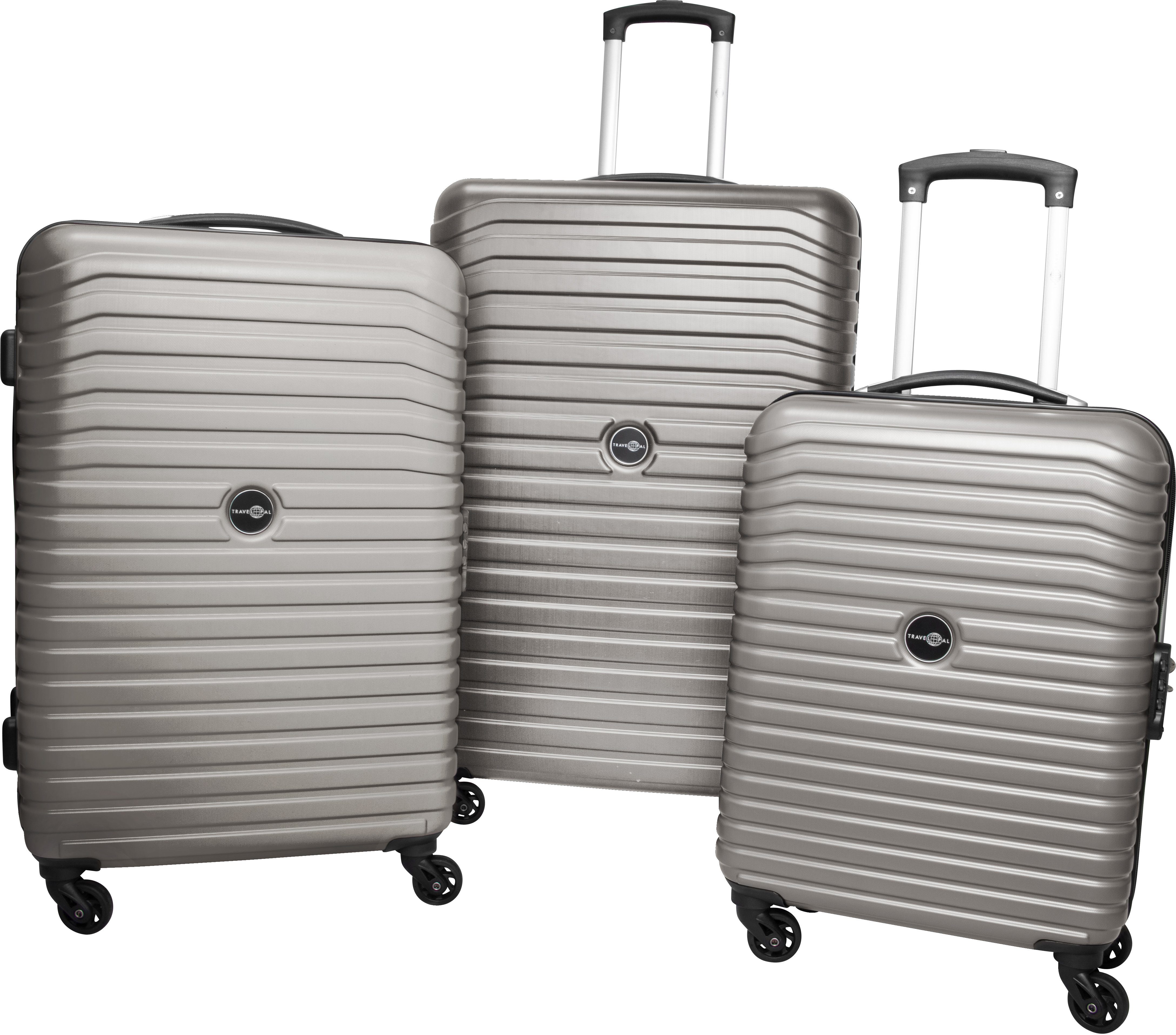 Travel Pal Trolleyset Derry Kofferset reisbagage harde koffer-trolley-set met cijferslot (3-delig)