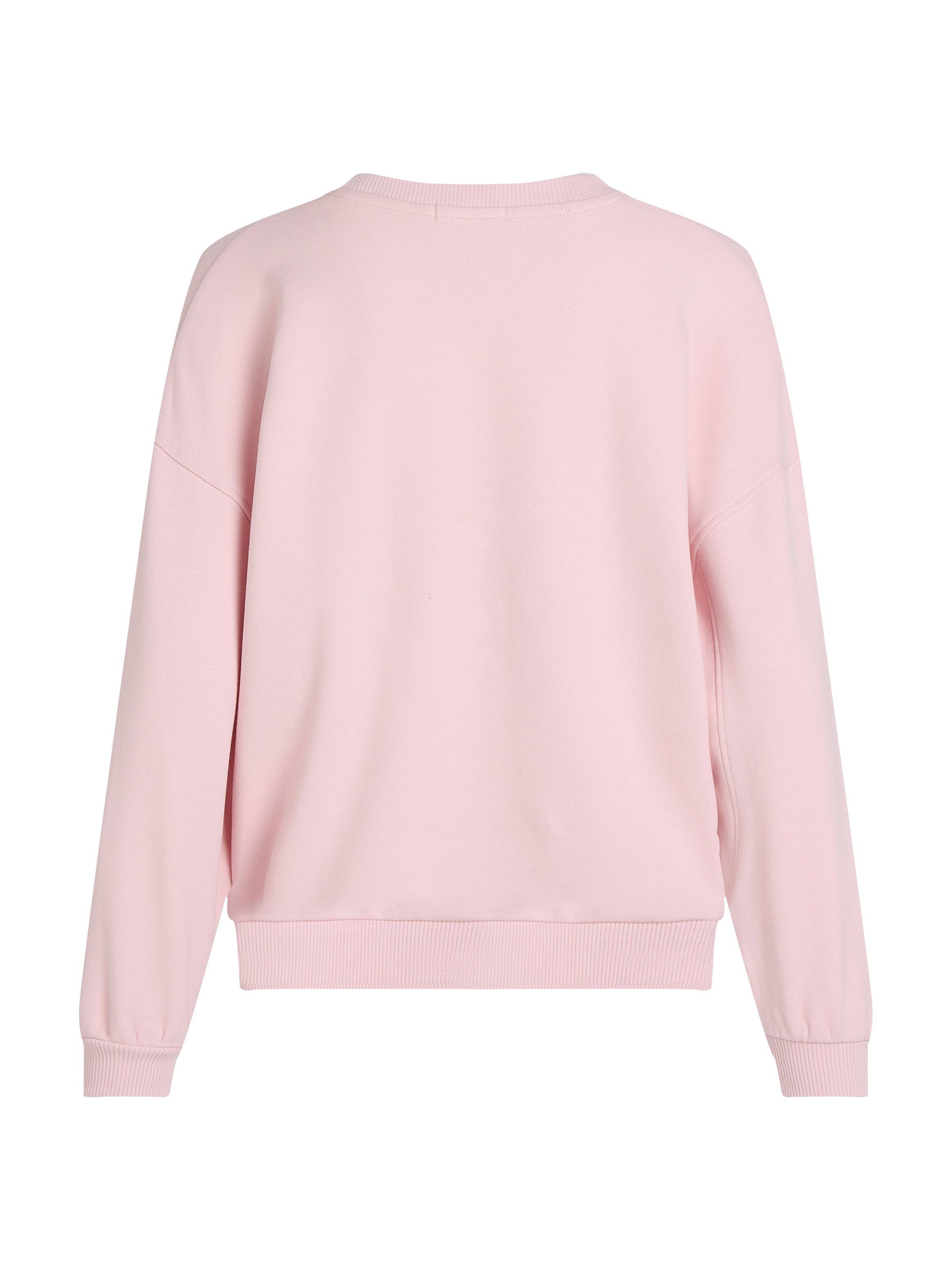 Calvin Klein Sweatshirt HANDW LOGO EMBR CN SWEATSHIRT voor kinderen tot 16 jaar met logostiksel