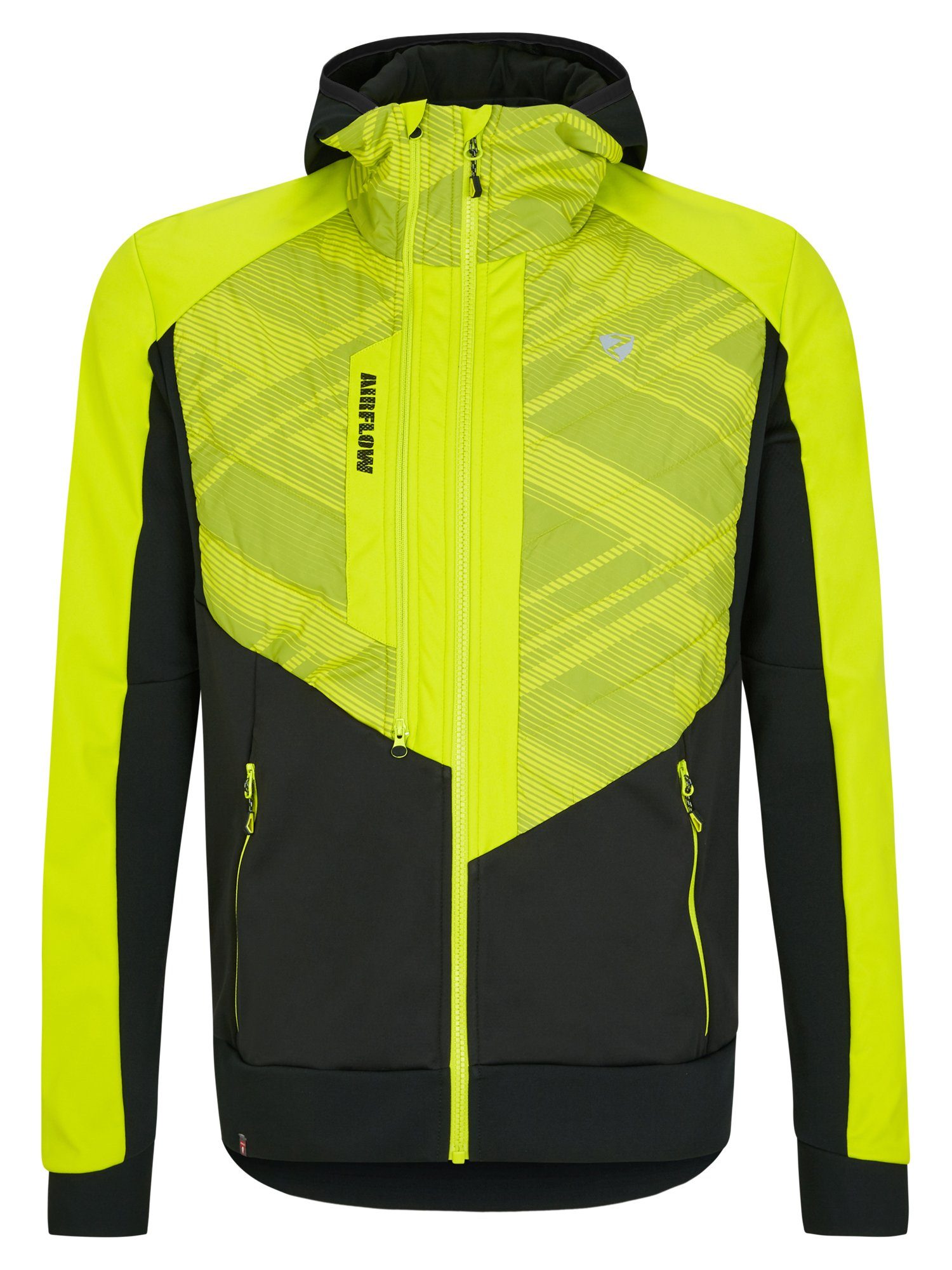 Ziener Softshell-jack NALIK heren wandelen & outdoor maat 46 groen