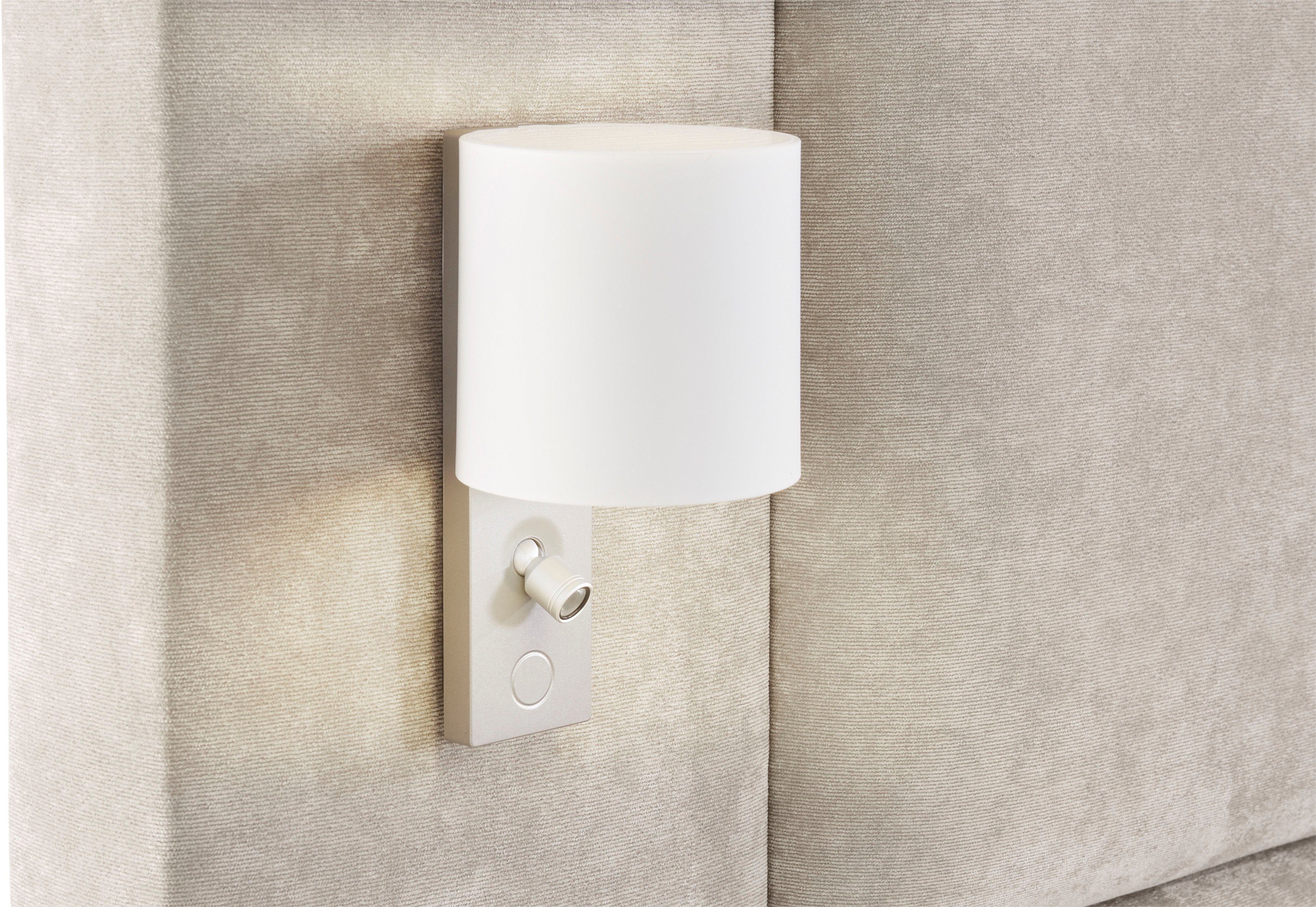 COLLECTION AB Boxspring Copenhagen inclusief bedkist, topmatras, naar keuze met ledverlichting