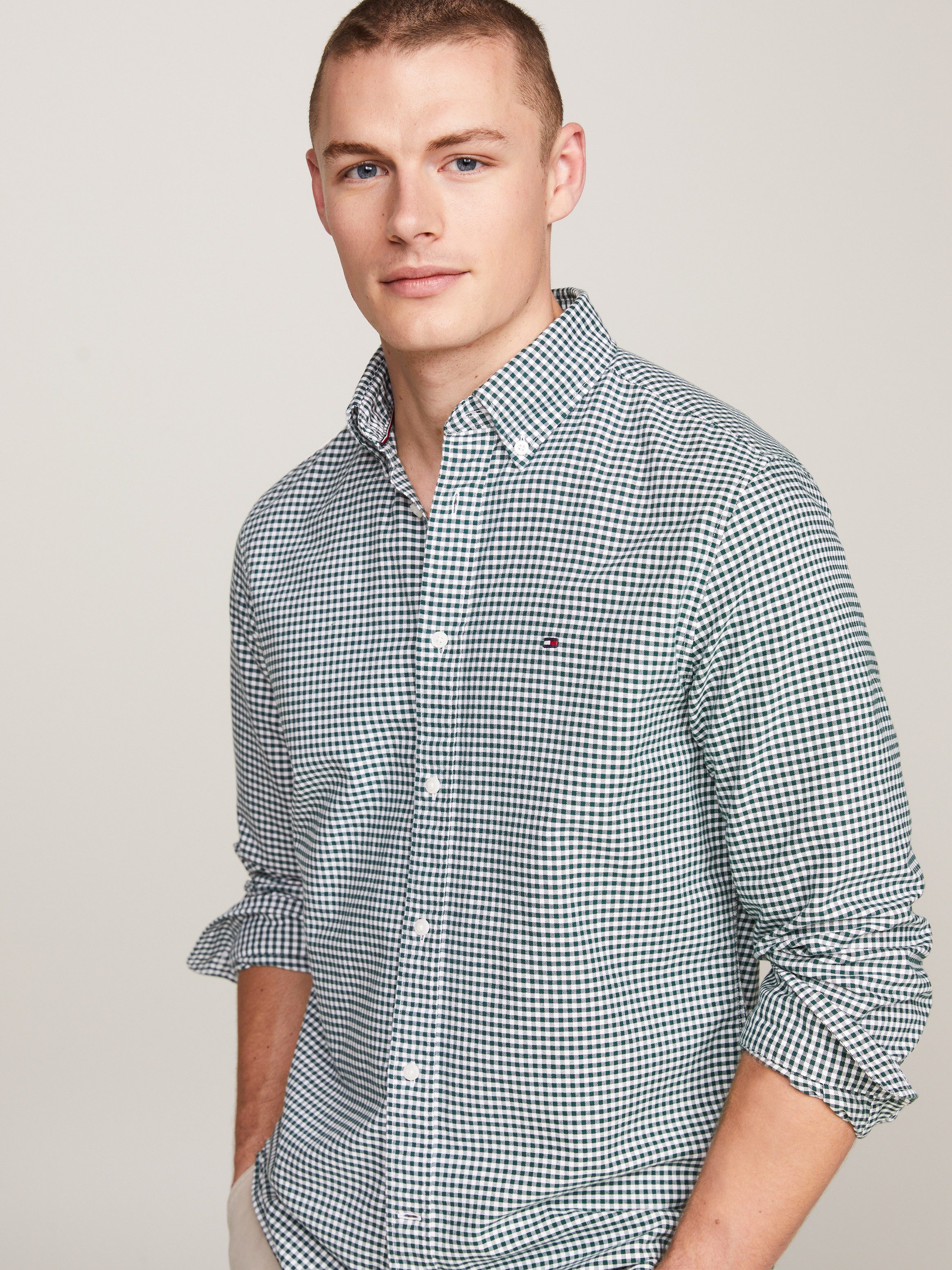 Tommy Hilfiger Overhemd met lange mouwen HERITAGE OXFORD GINGHAM RF SHIRT