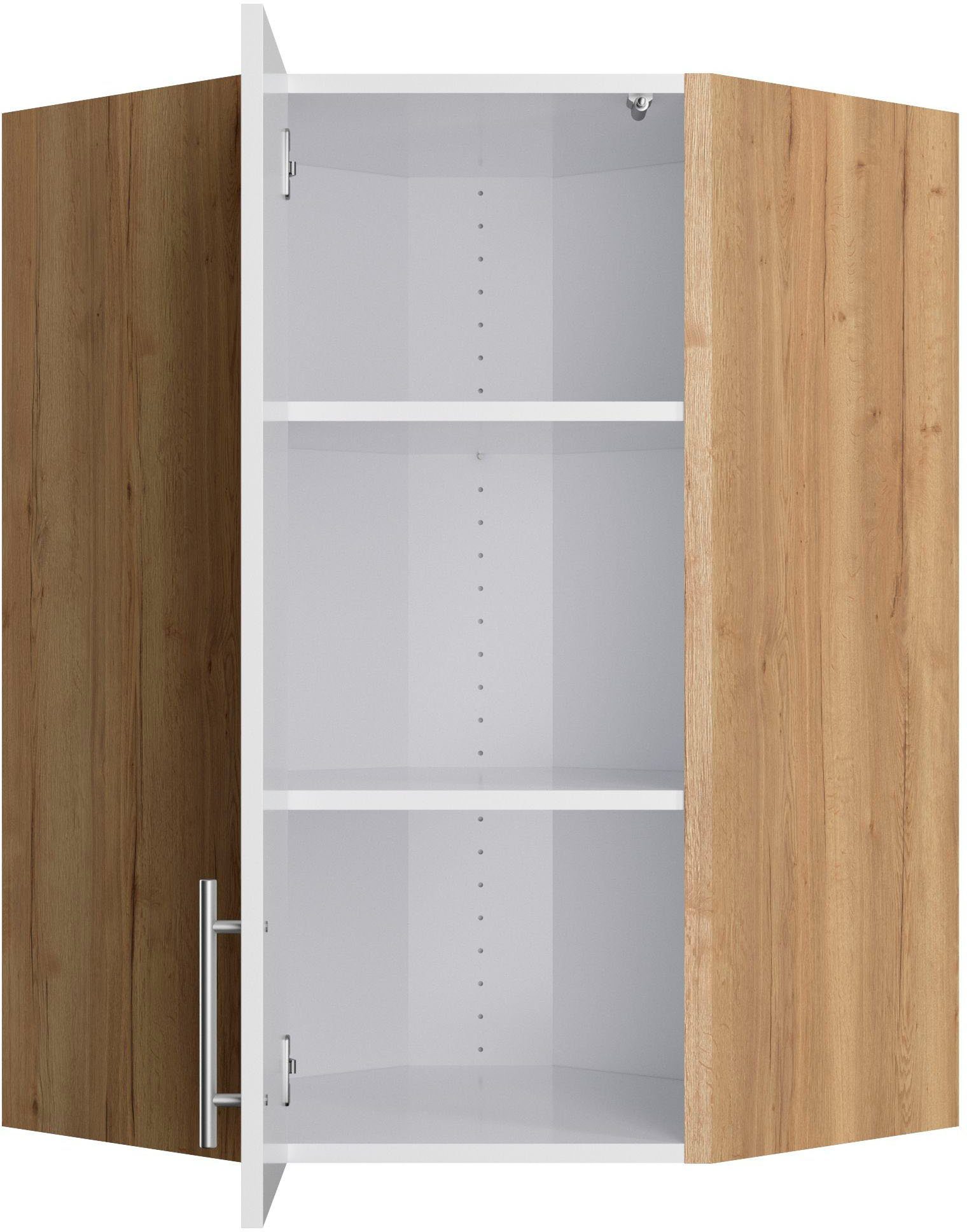 OPTIFIT Hangend hoekkastje Ahus Breedte 60 x 60 cm