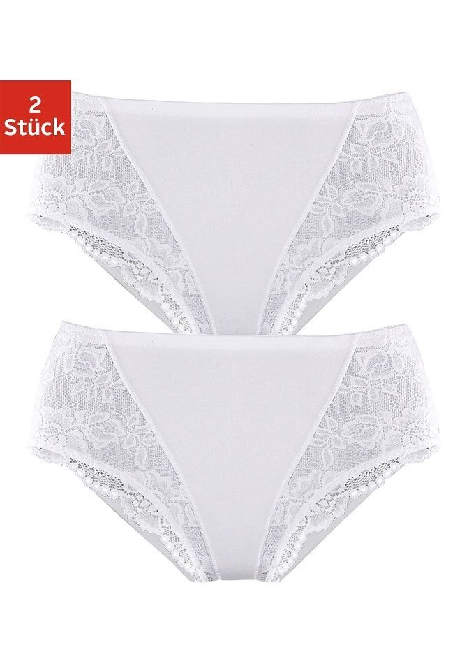 Petite fleur Modellerende slip Bodyforming slip van elastische katoen (2 stuks, Set van 2)