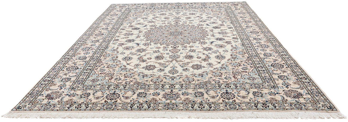 morgenland Wollen kleed Nain 9la medaillon beige 358 x 255 cm Uniek exemplaar met certificaat