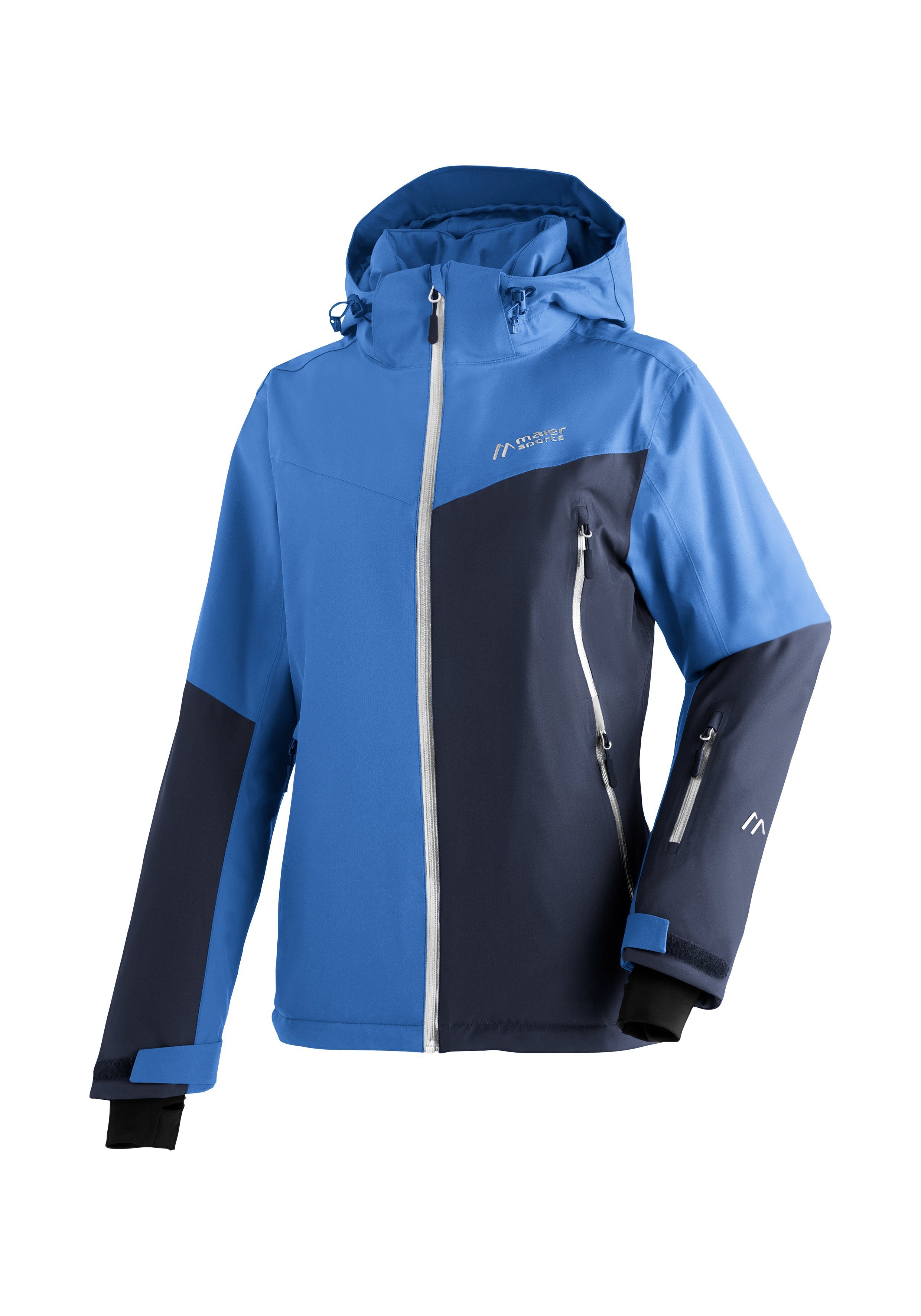 Maier Sports Ski-jack Nuria Dames winterjas, wind- en waterdicht, 3 ritszakken, regular fit