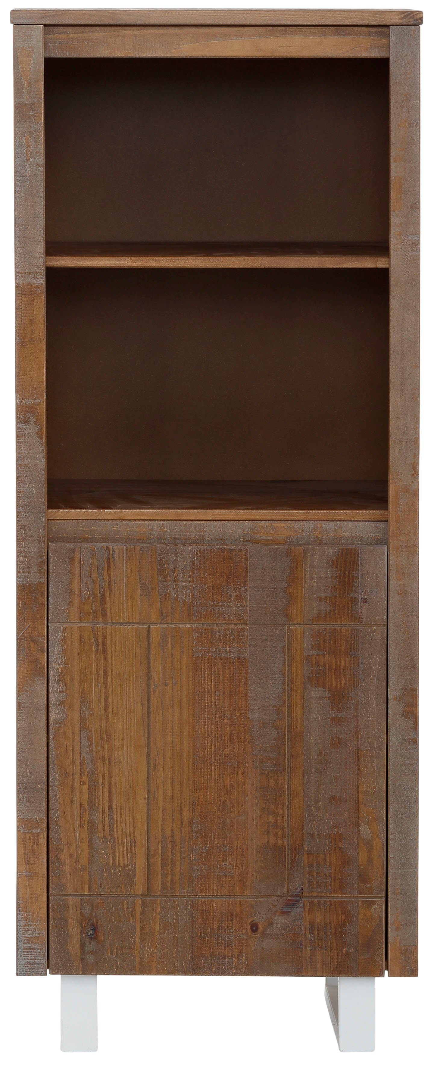 Home affaire Boekenkast Lagos van mooi massief grenenhout, greeploos, breedte 55 cm