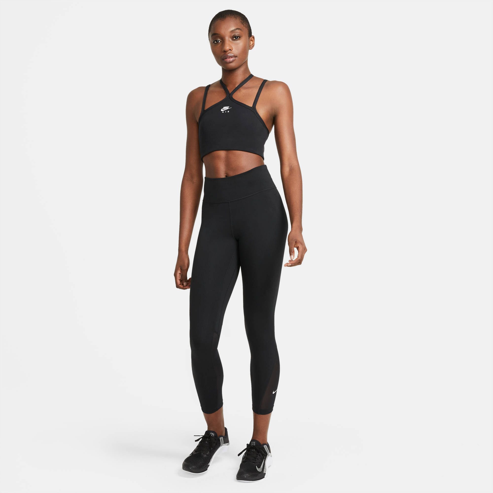 Nike Trainingstights One Women's Mid-Rise / Mesh-Paneled Leggings
