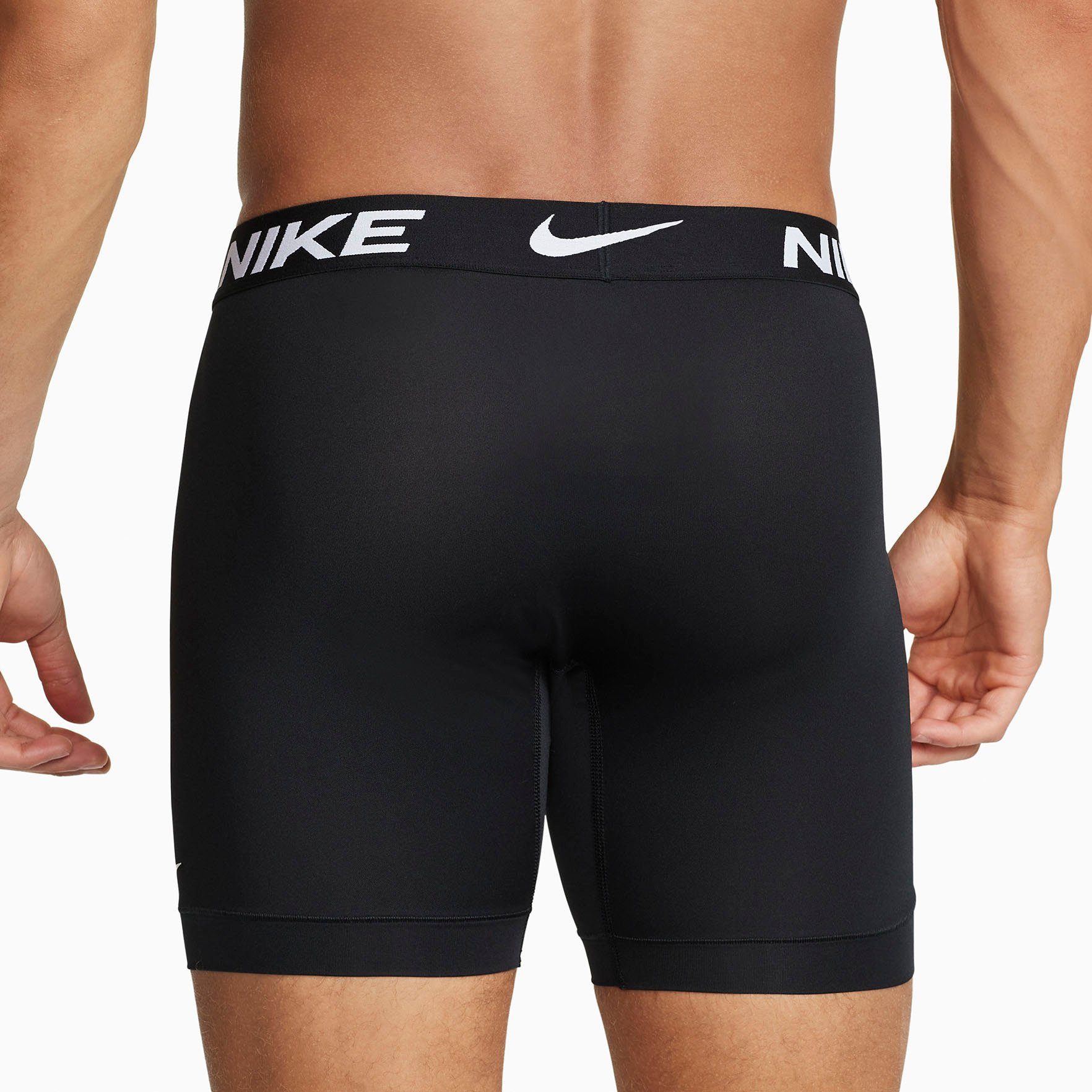 NIKE Underwear Boxershort BOXER BRIEF LONG 3PK met elastische band met nike logo-opschrift (Set van 3)