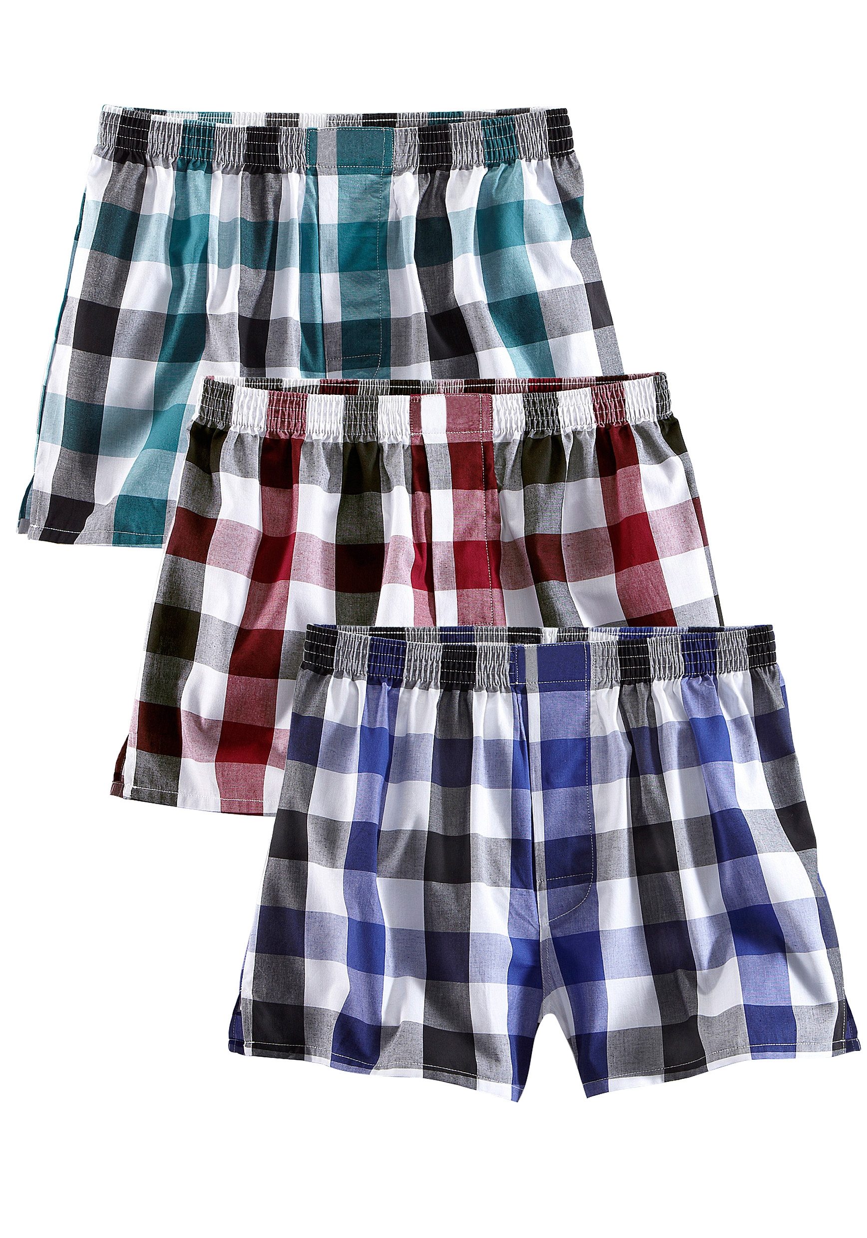 le jogger® Boxershort voor jongens casual stijl met een comfortabele pasvorm (set, 3 stuks)