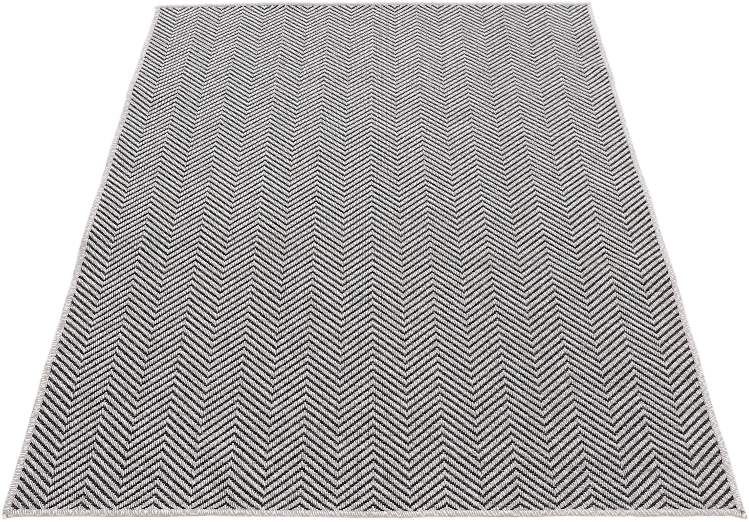 carpetfine Vloerkleed Boho 106 robust vlakweefsel, sisal look, uv-bestendig, buitenruimte