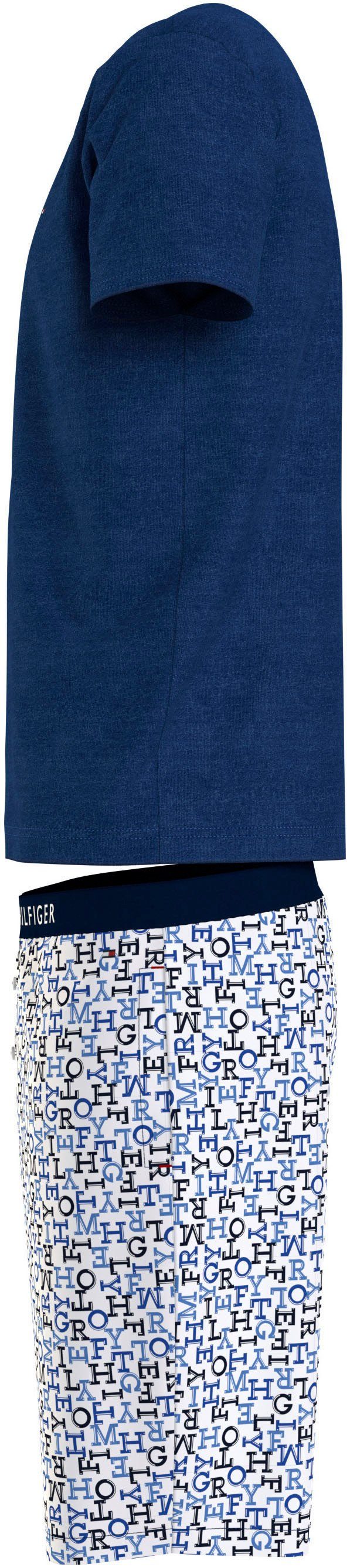 Tommy Hilfiger Underwear Pyjama met merklabel (set 2-delig 2 stuks)