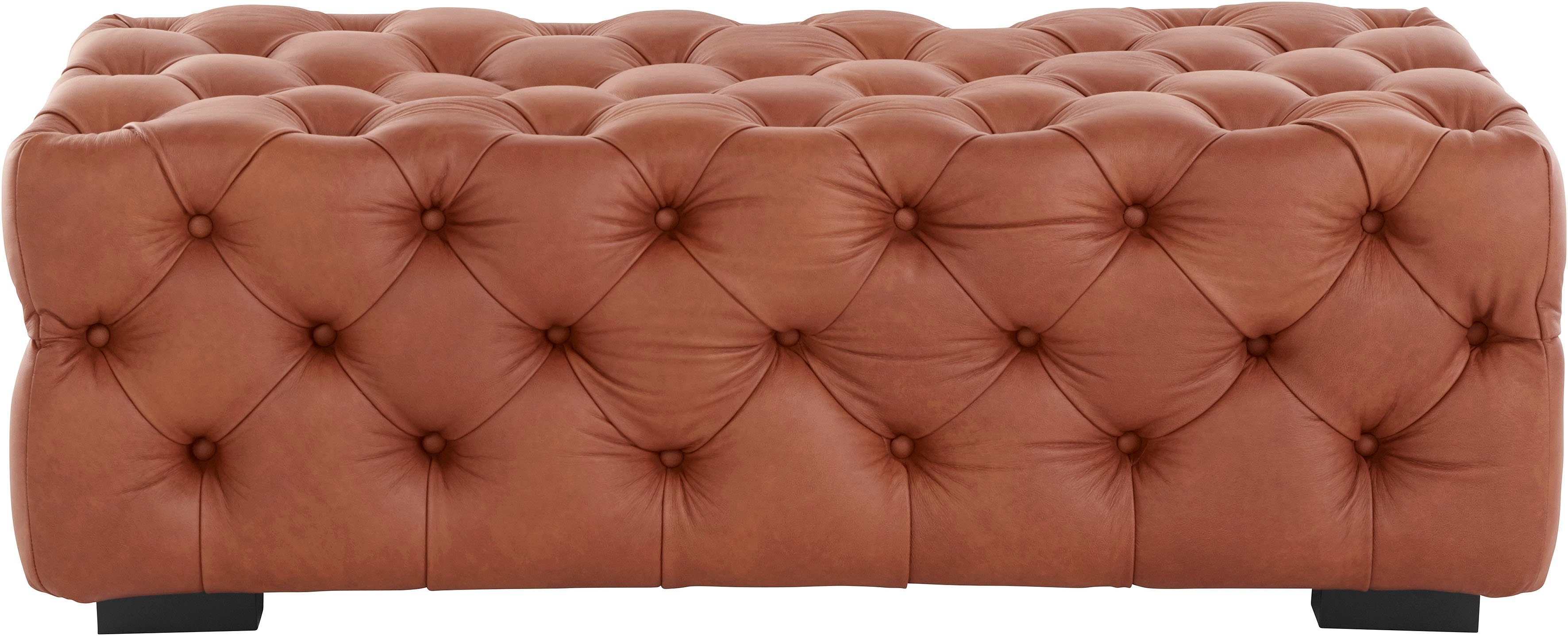Guido Maria Kretschmer Home&Living Hocker Kalina met klassieke chesterfield-capitonnage