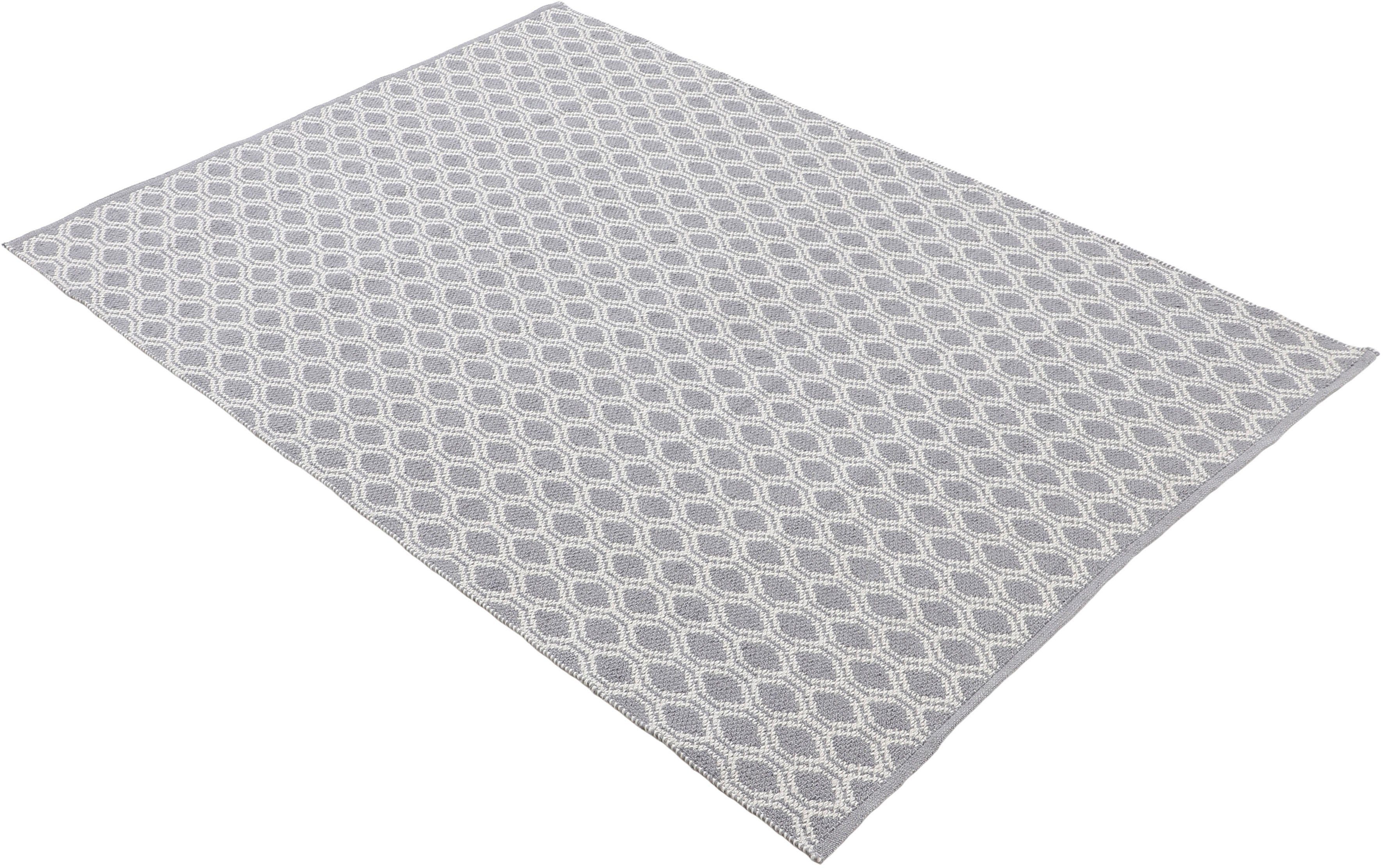 carpetfine Vloerkleed Frida 204 Omkeerbaar tapijt, 100% gerecycled materiaal (PET), vlakweefsel, sisal uitstraling