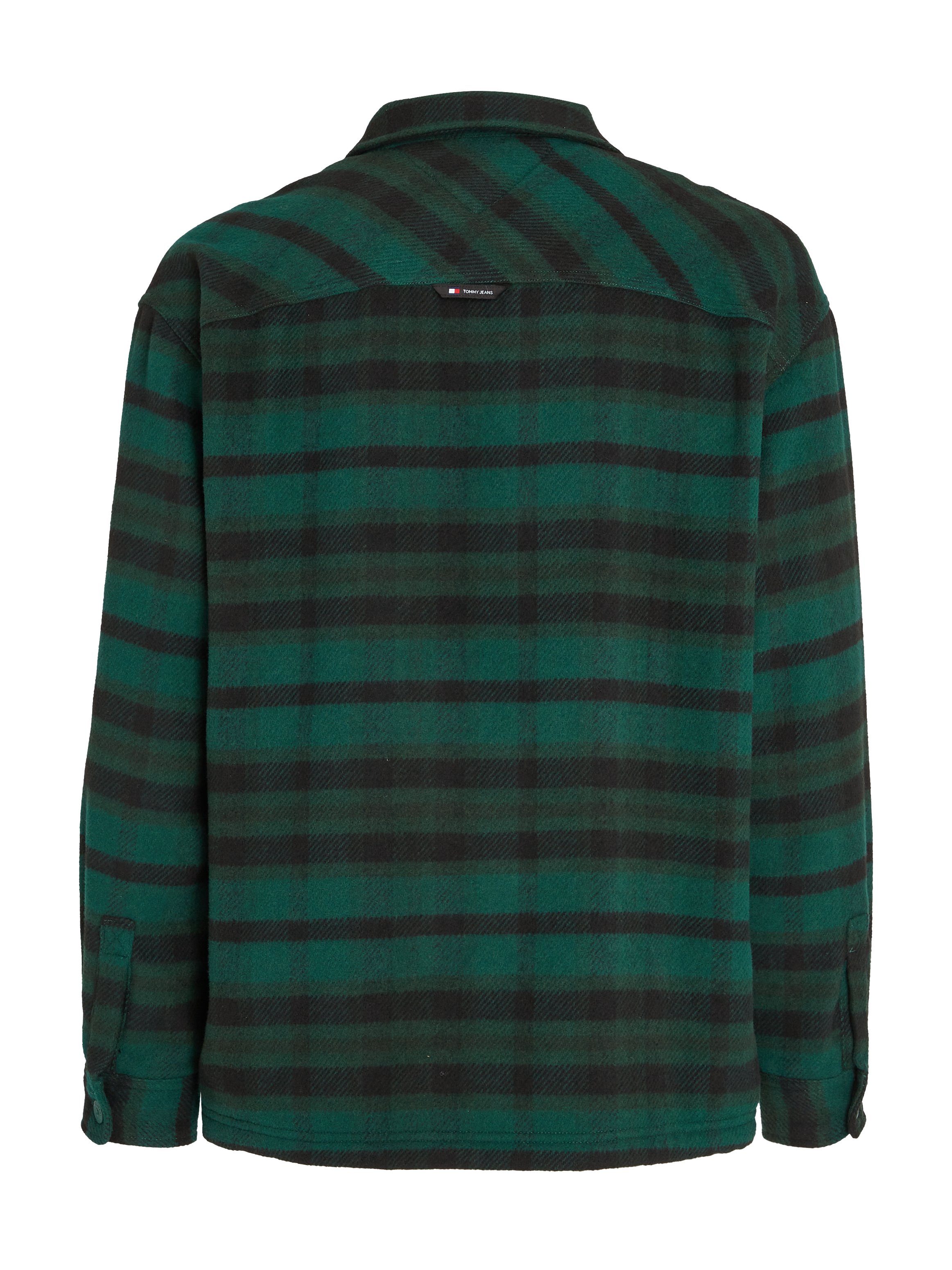 TOMMY JEANS Fleecehemd TJM FLEECE LINED CHECK SHIRT EXT