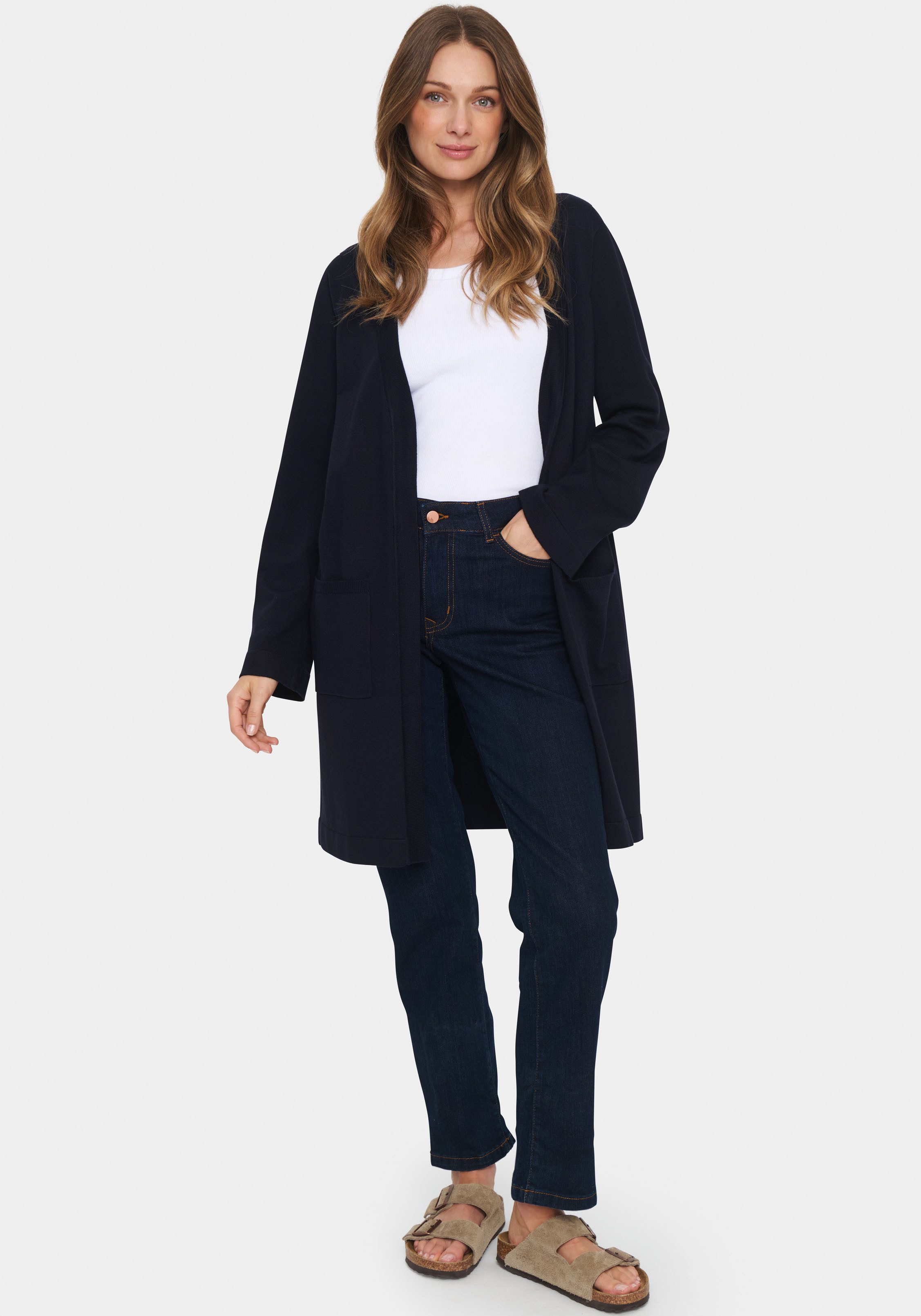 Saint Tropez Lang vest KilaSZ LS open cardigan