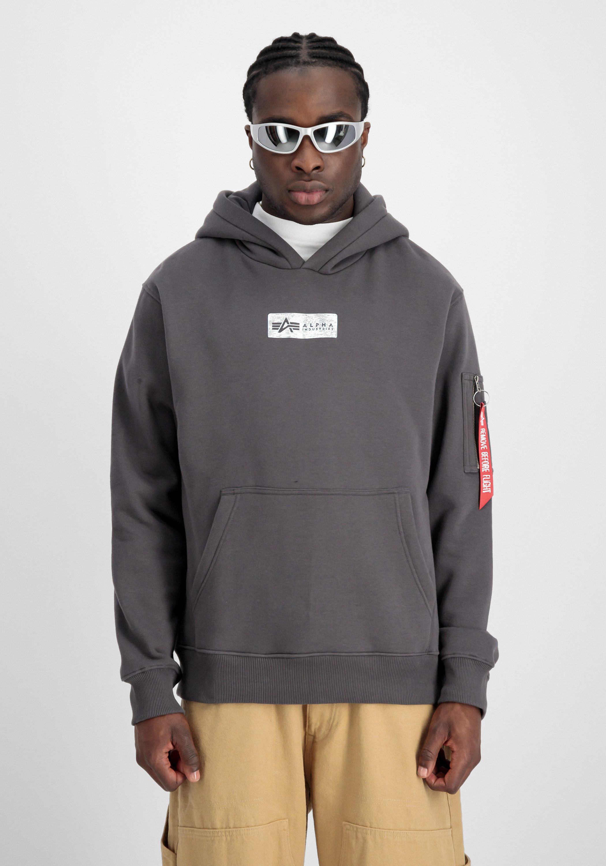 Alpha Industries Hoodie Alpha Industries Men - Hoodies Metal Plate Hoodie