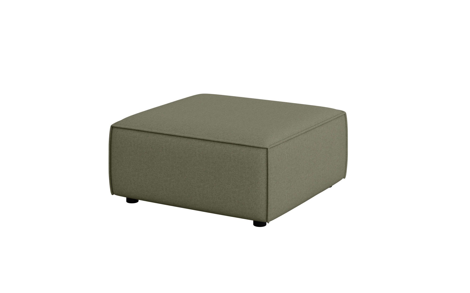 INOSIGN Hocker Poef Cavan, afmetingen BxDxH: 90x90x42 cm geschikt voor de serie, met golfondersteuning, ook in bouclé
