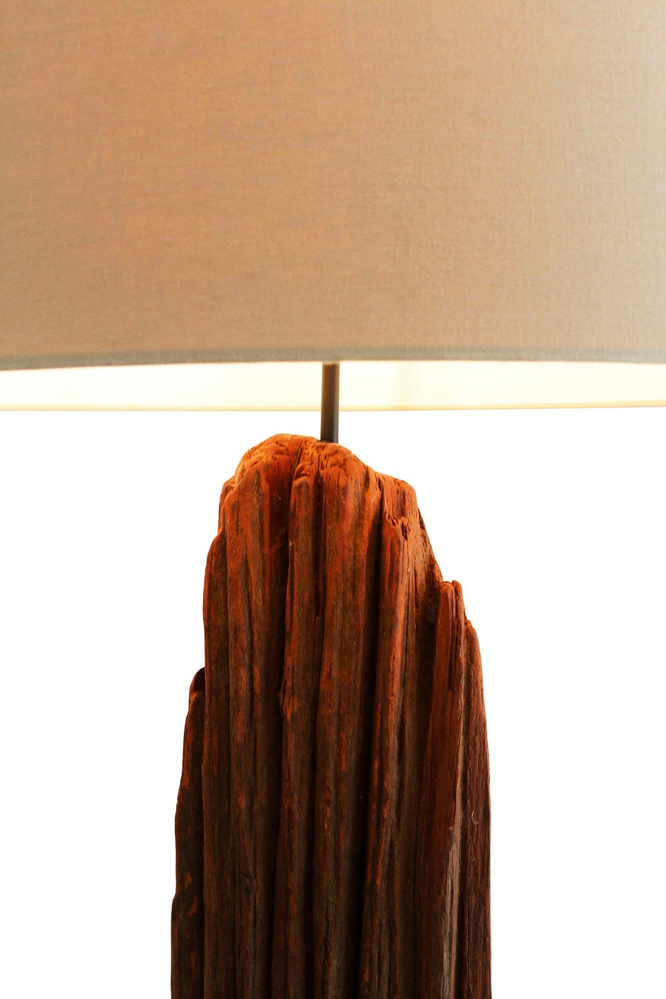 SalesFever Staande lamp Rosy handgemaakt, met linnen kap (1 stuk)