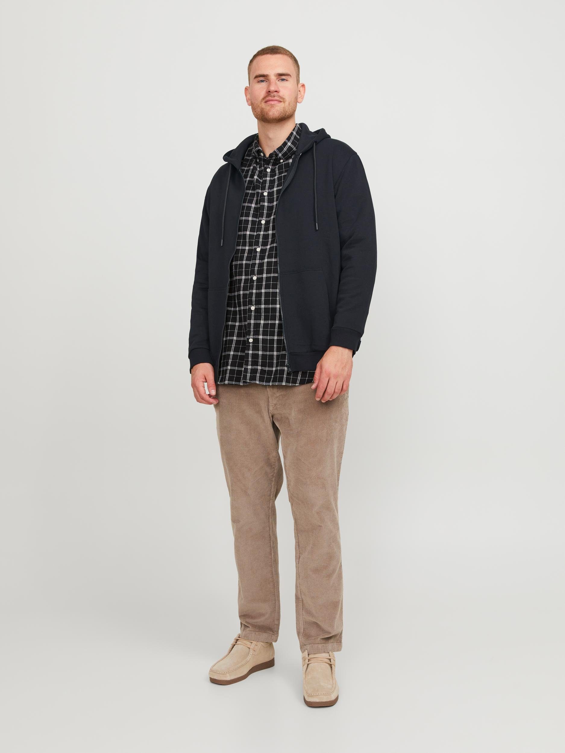 Jack & Jones PlusSize Capuchonsweatvest JJEBRADLEY SWEAT ZIP HOOD NOOS PLS