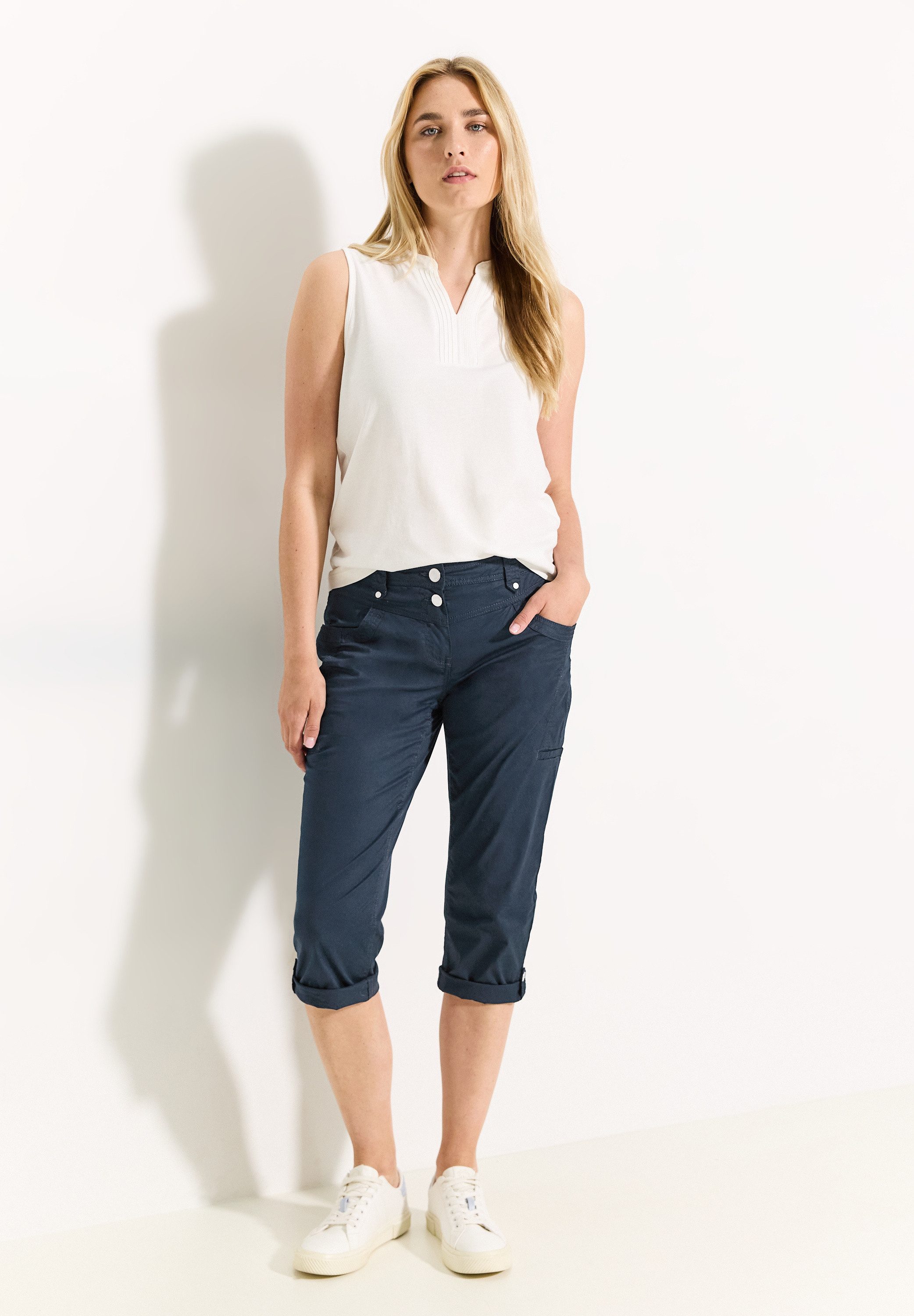 Cecil 3 4 broek Stijl New York in cargo-optiek