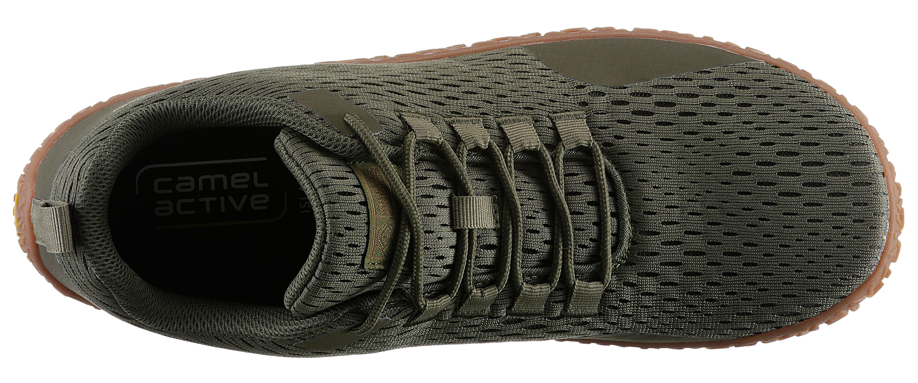 camel active Barefootschoenen , sneakers, veterschoen, comfort schoen met praktische vetersluiting