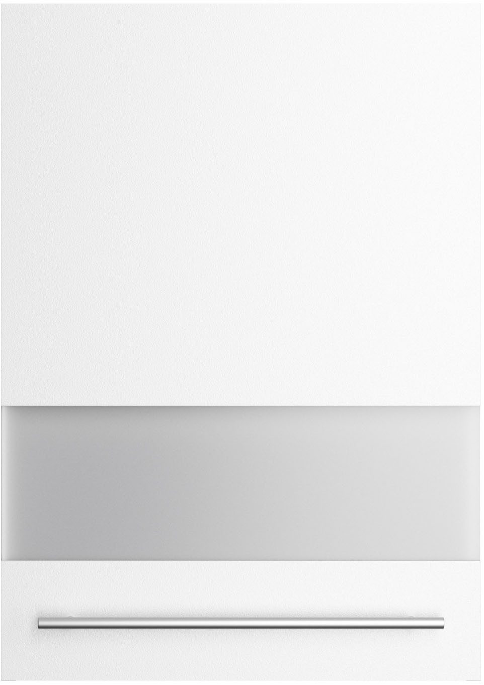 OPTIFIT Hangkast Bern2 Breedte 50 cm, 1 deur, 2 legplanken, front met melkglas-inzet