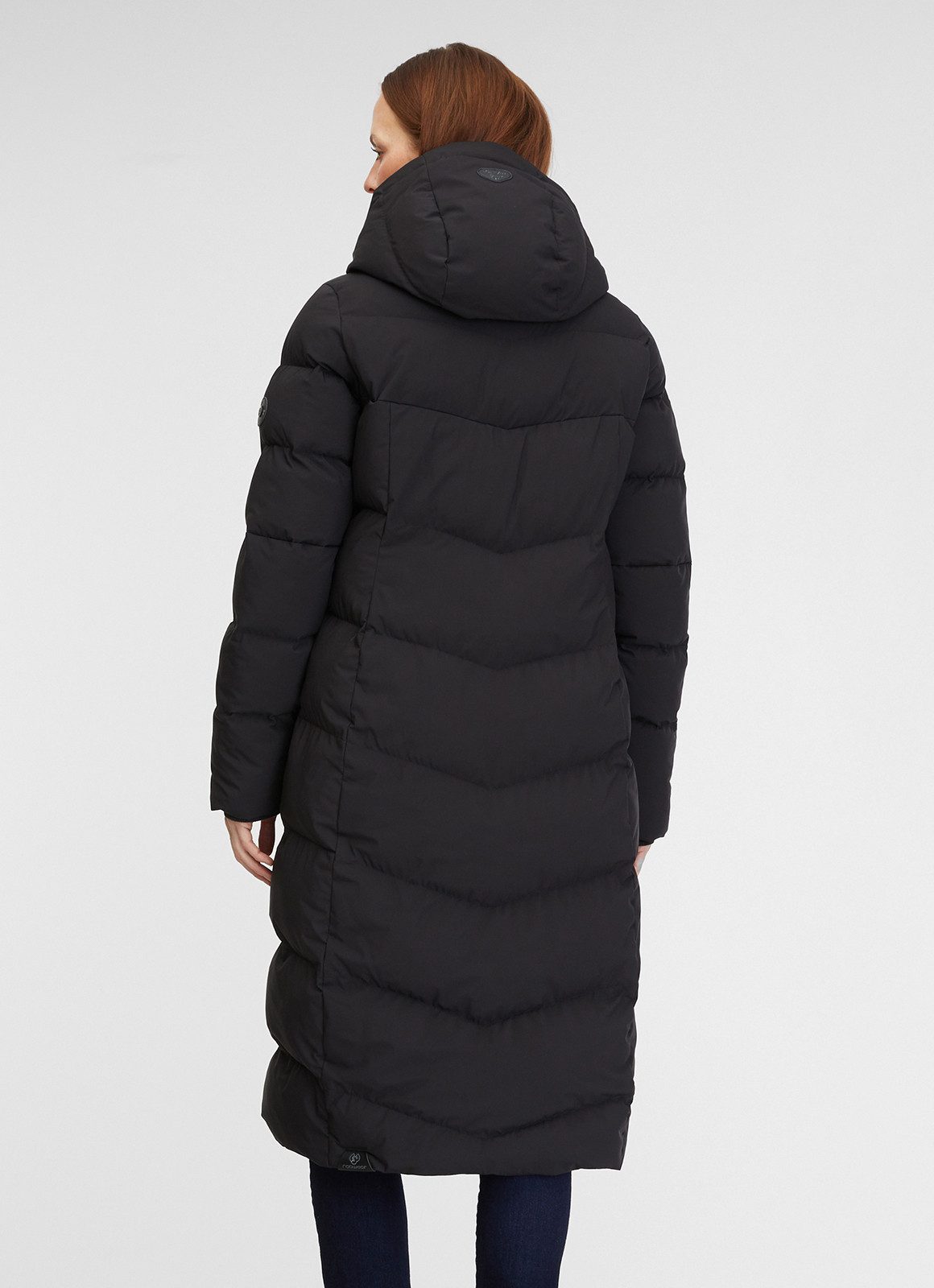 Ragwear Gewatteerde jas PAVLA LONG warme en waterafstotende winterjas