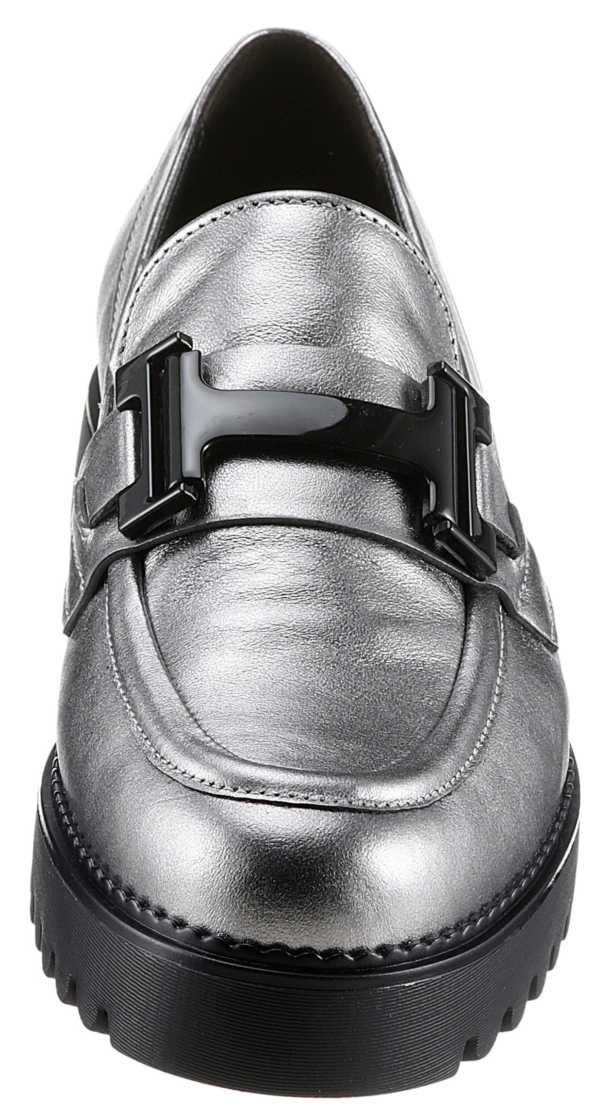 Gabor Loafers Florence hakken, slippers, lage schoen, instapschoen in breedte g (=breed)