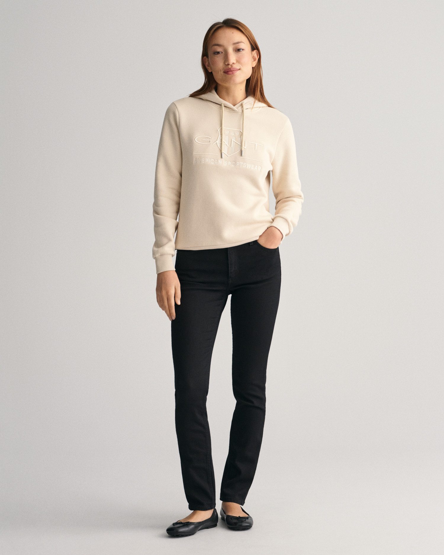 Gant Slim fit jeans SLIM SUPER STRETCH JEANS 5-pocket stijl, hoog elastisch