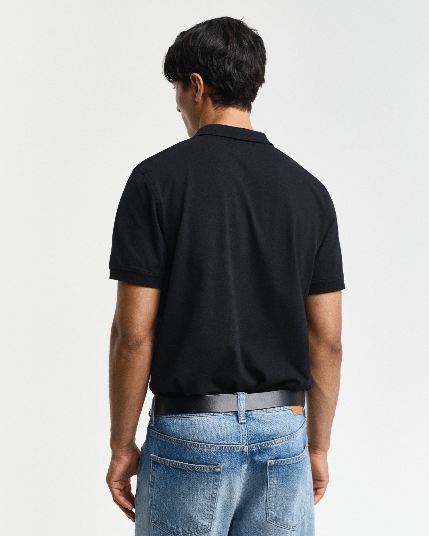 Gant Poloshirt REG CONTRAST PIQUE SS RUGGER met contrastkleurige inzetten