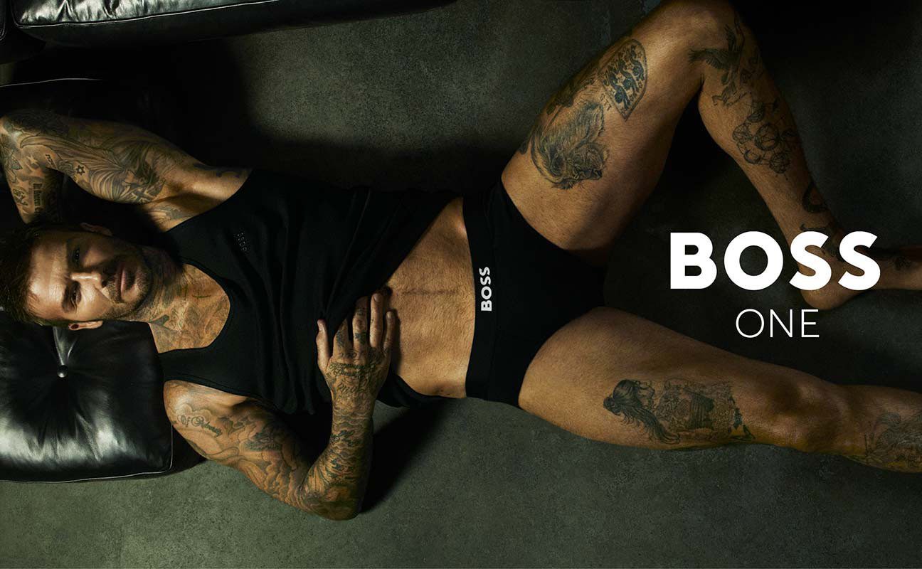 BOSS Tanktop 3P RibClassic BOSS ONE x David Beckham