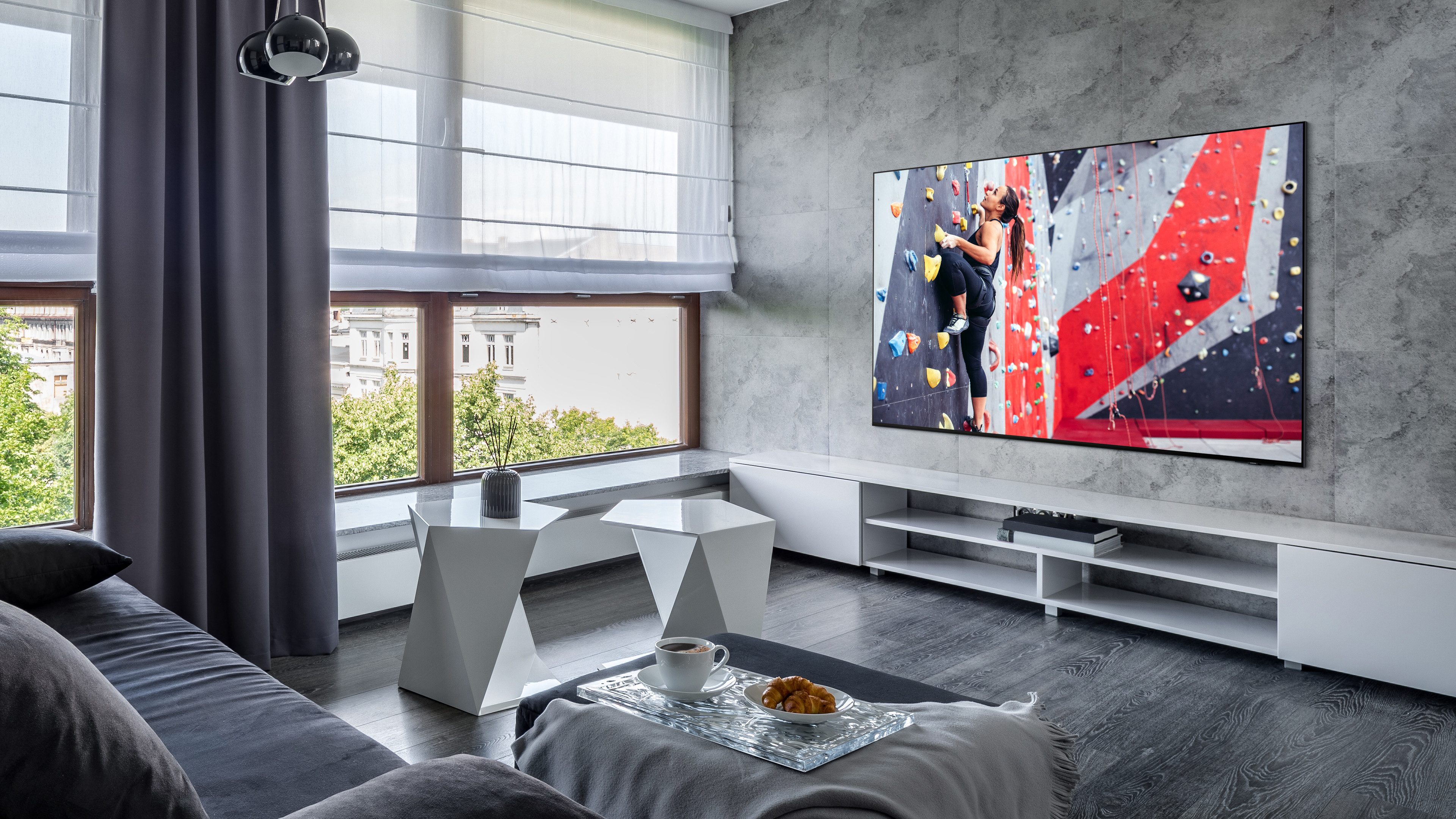 Samsung OLED-TV, 138 cm / 55", 4K Ultra HD, Smart TV, Neural Quantum 4K AI Gen2-processor, schitteringsvrij, tot 144Hz