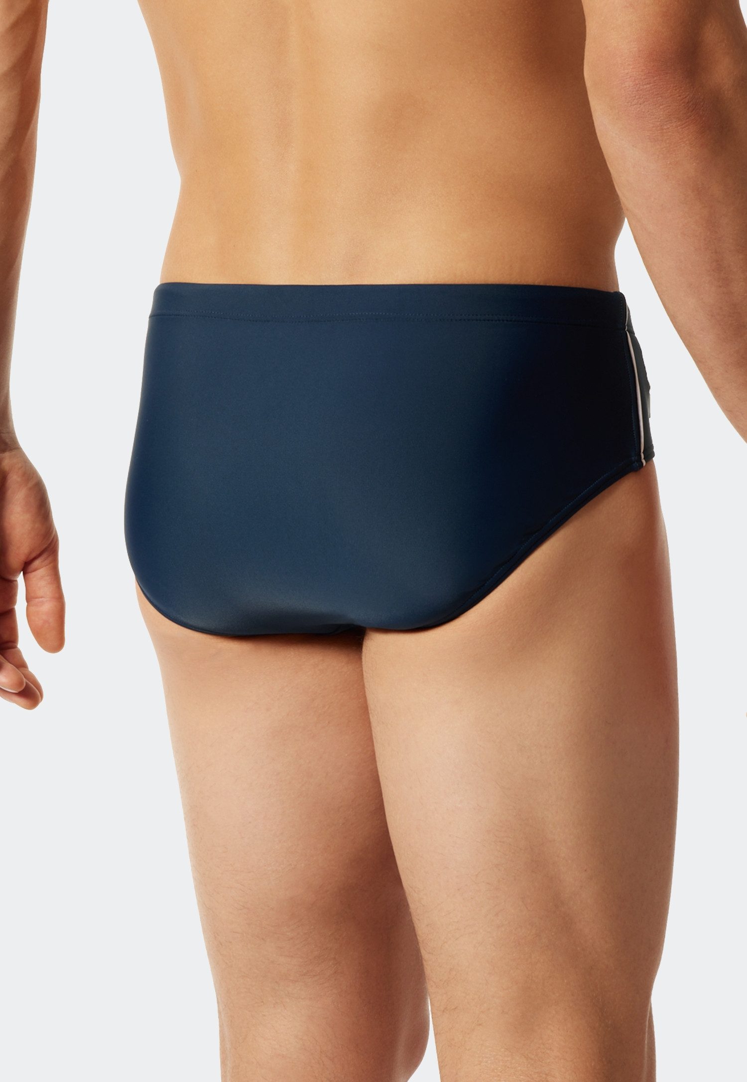 Schiesser Zwembroek Nautical Casual met extra platte ritszak