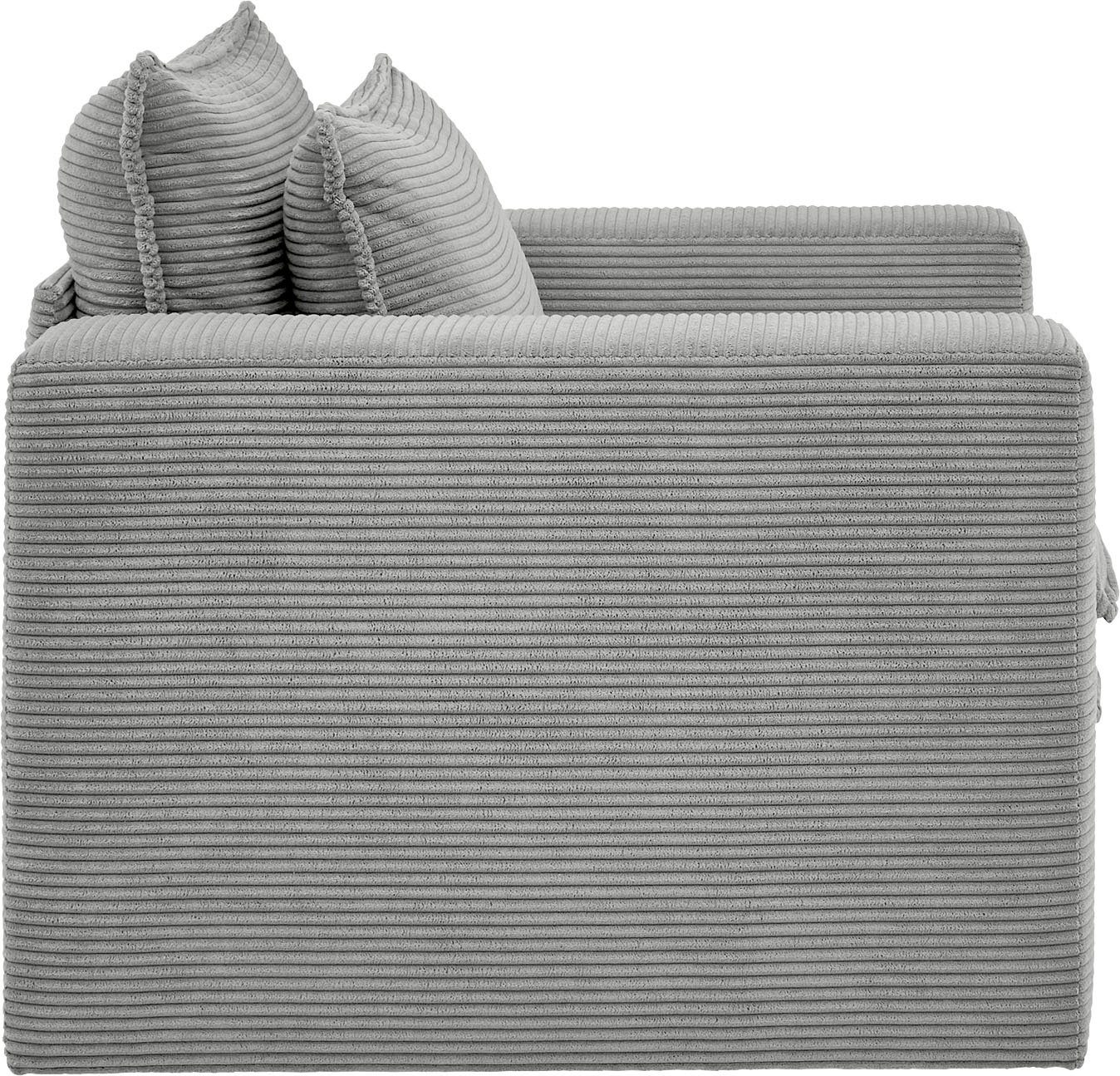 Places of Style Fauteuil PIAGGE Hoogwaardige cord- passend bij de serie PIAGGE