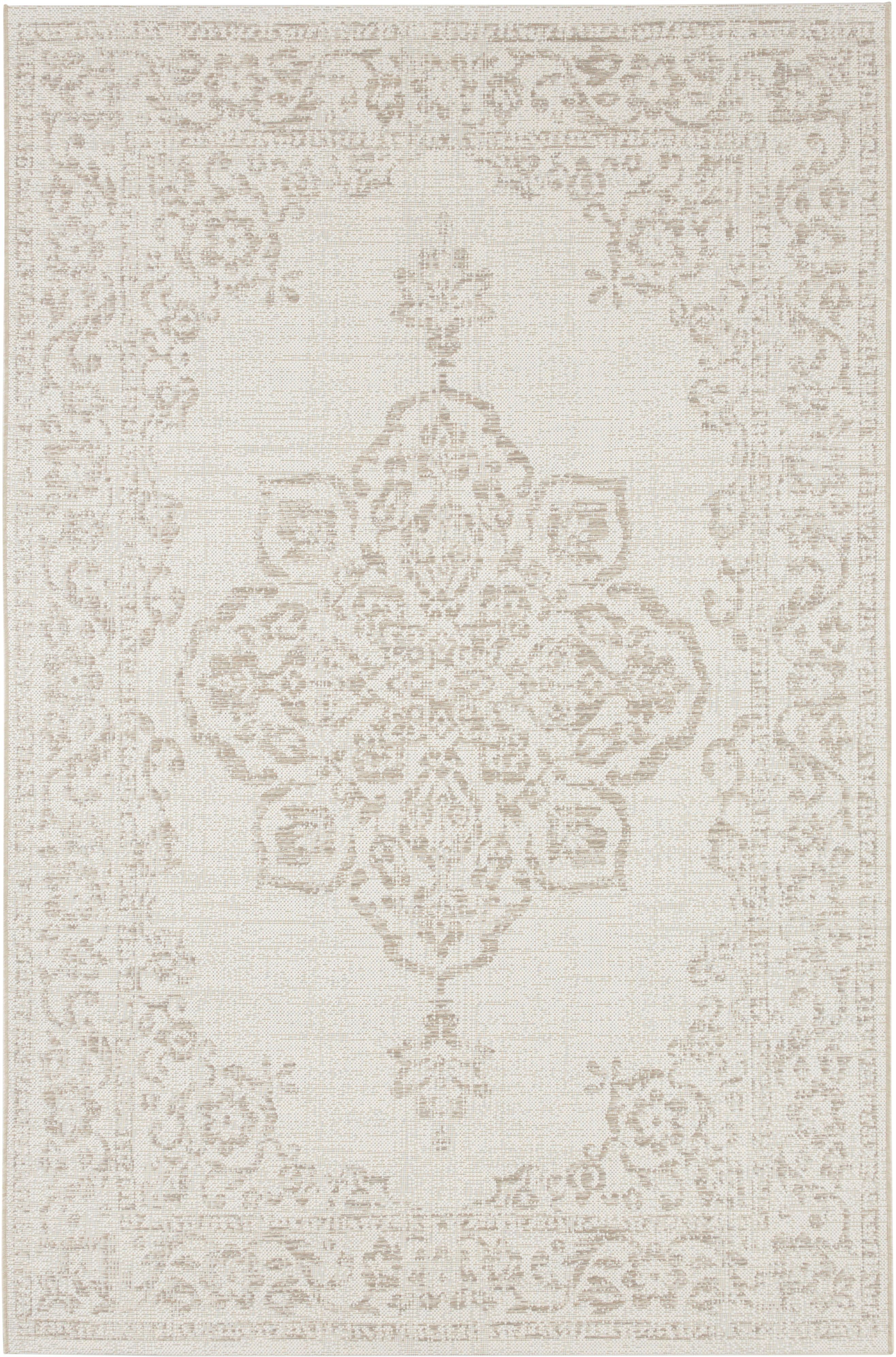 NORTHRUGS Vloerkleed Tilos In- & outdoor, korte pool, oriëntaals, vintage, woonkamer, tuin