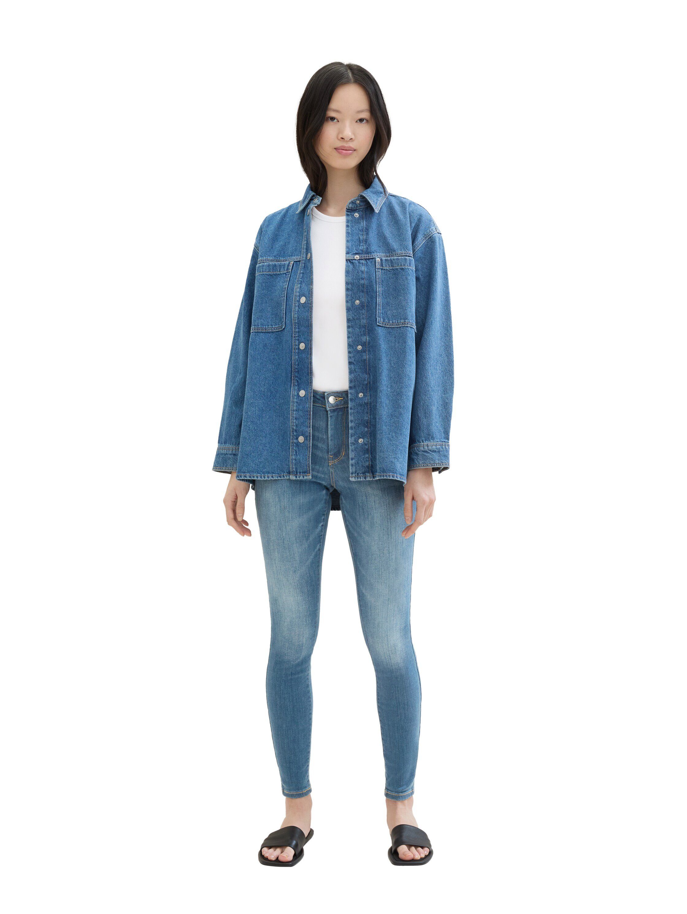 Tom Tailor Denim Slim fit jeans Nela Skinny in 5-pocketsstijl