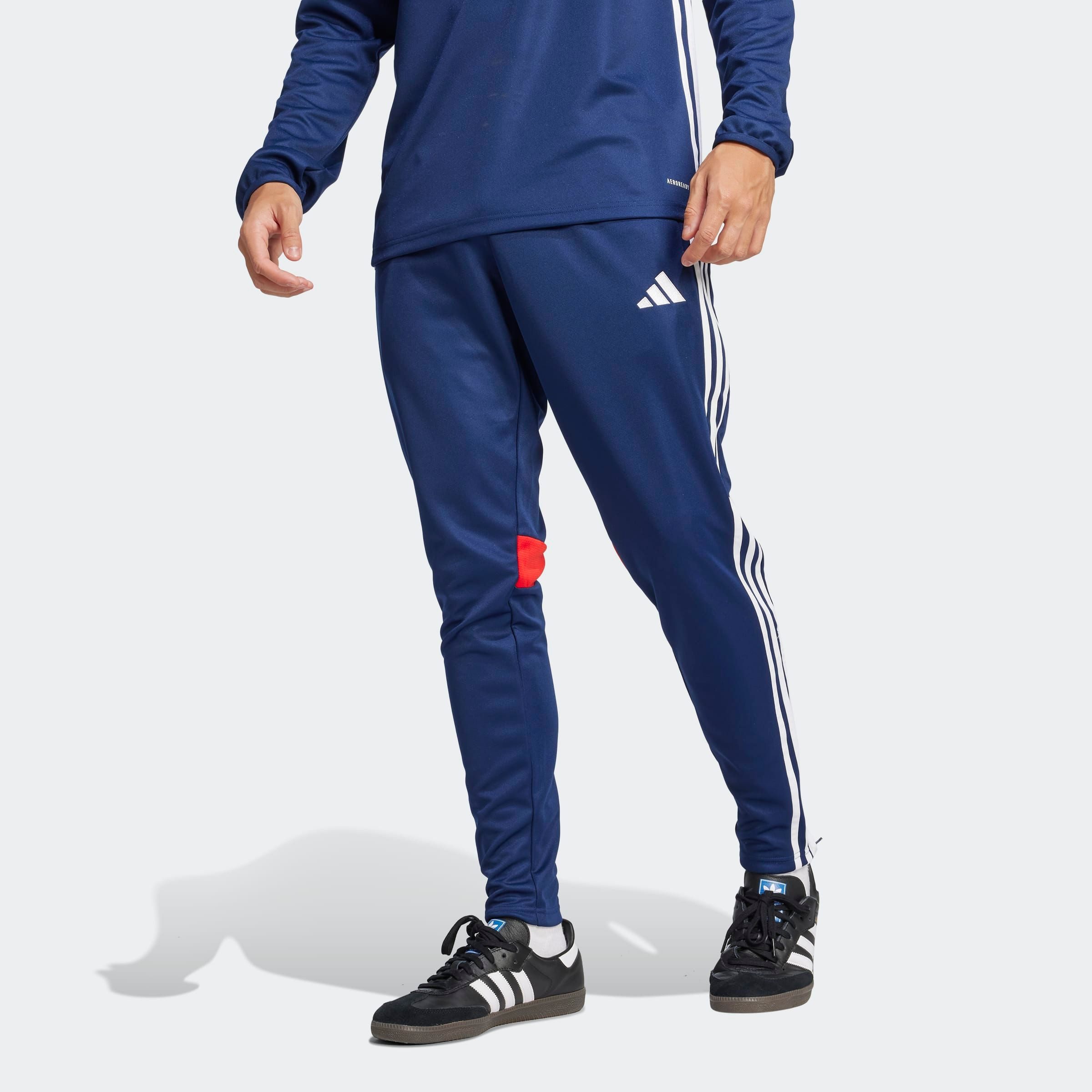adidas Performance Trainingsbroek TIRO ES PNT (1-delig) heren fitness maat S blauw