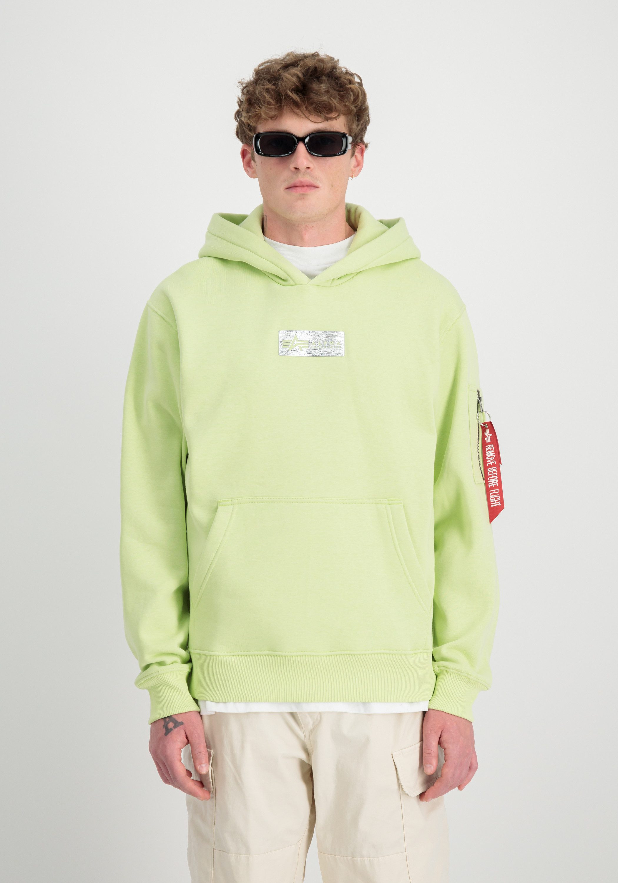 Alpha Industries Hoodie Alpha Industries Men - Hoodies Metal Plate Hoodie
