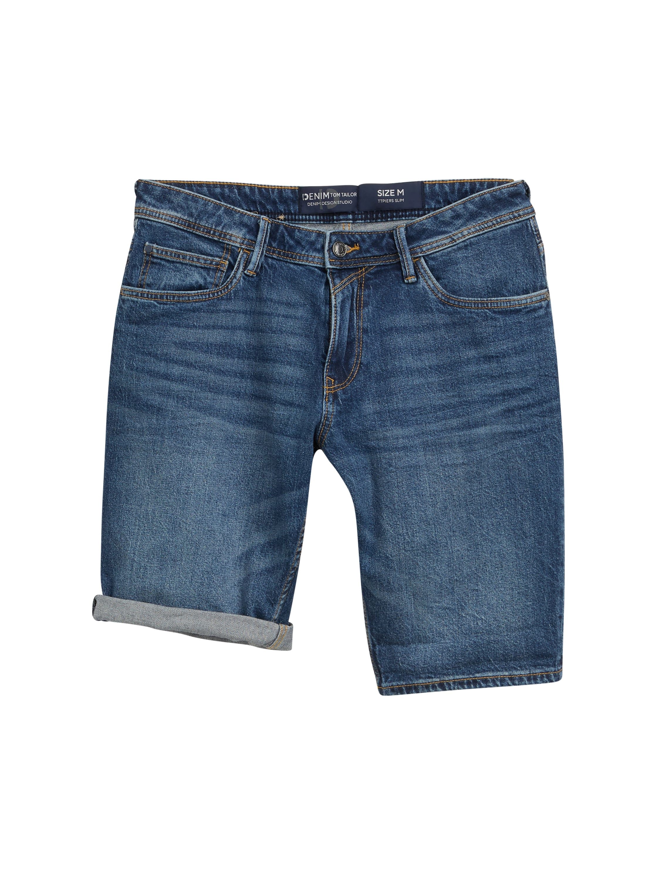 Tom Tailor Denim Jeansshort PIERS in five-pocketsstijl