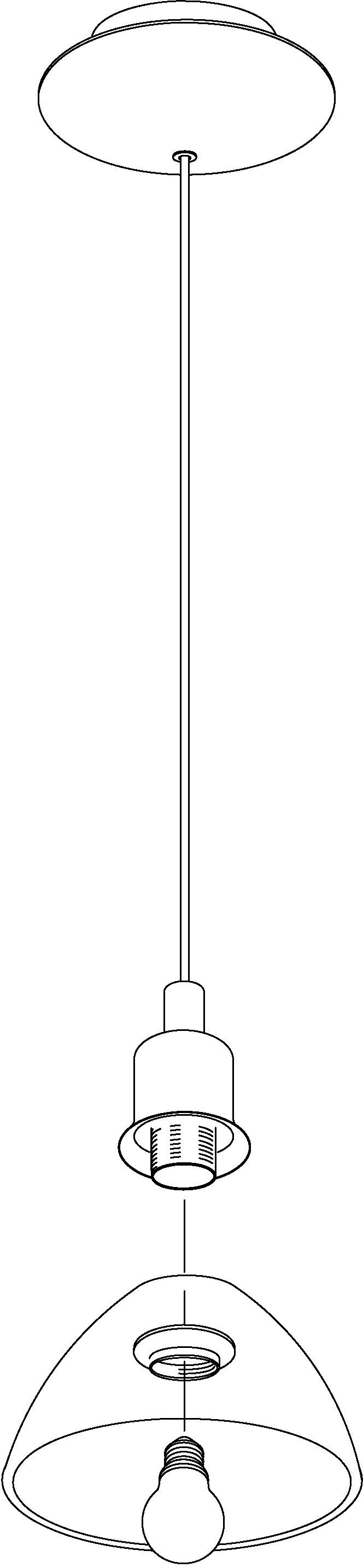 EGLO Hanglamp Brenda (1 stuk)