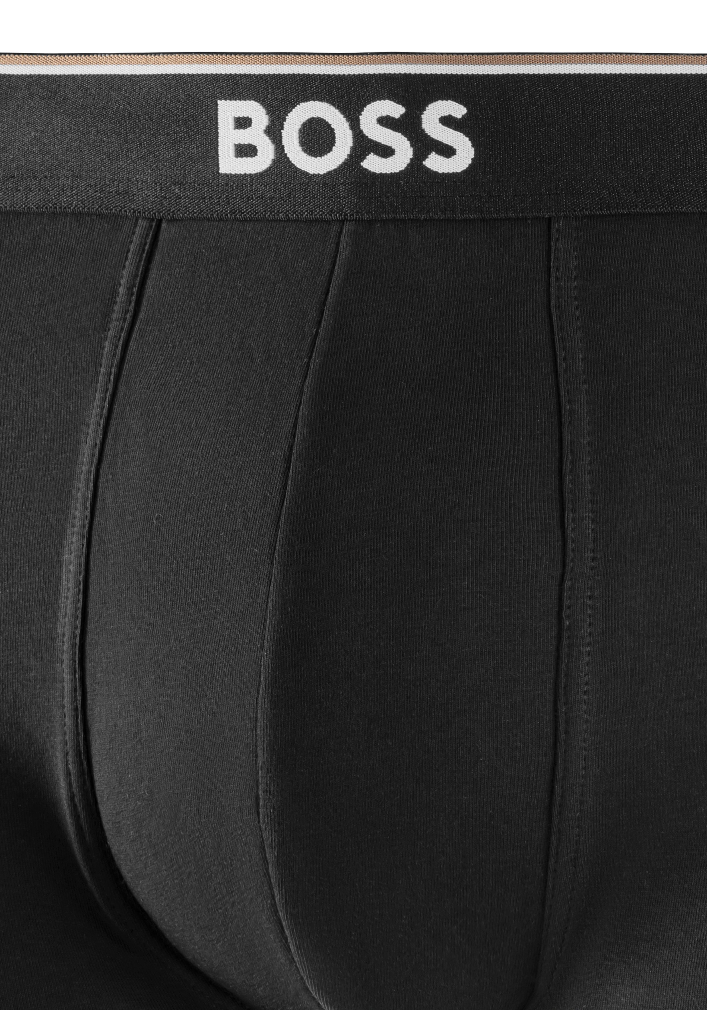 BOSS Boxershort TRUNK 3 PACK met boss opdruk op de tailleband (3 stuks)